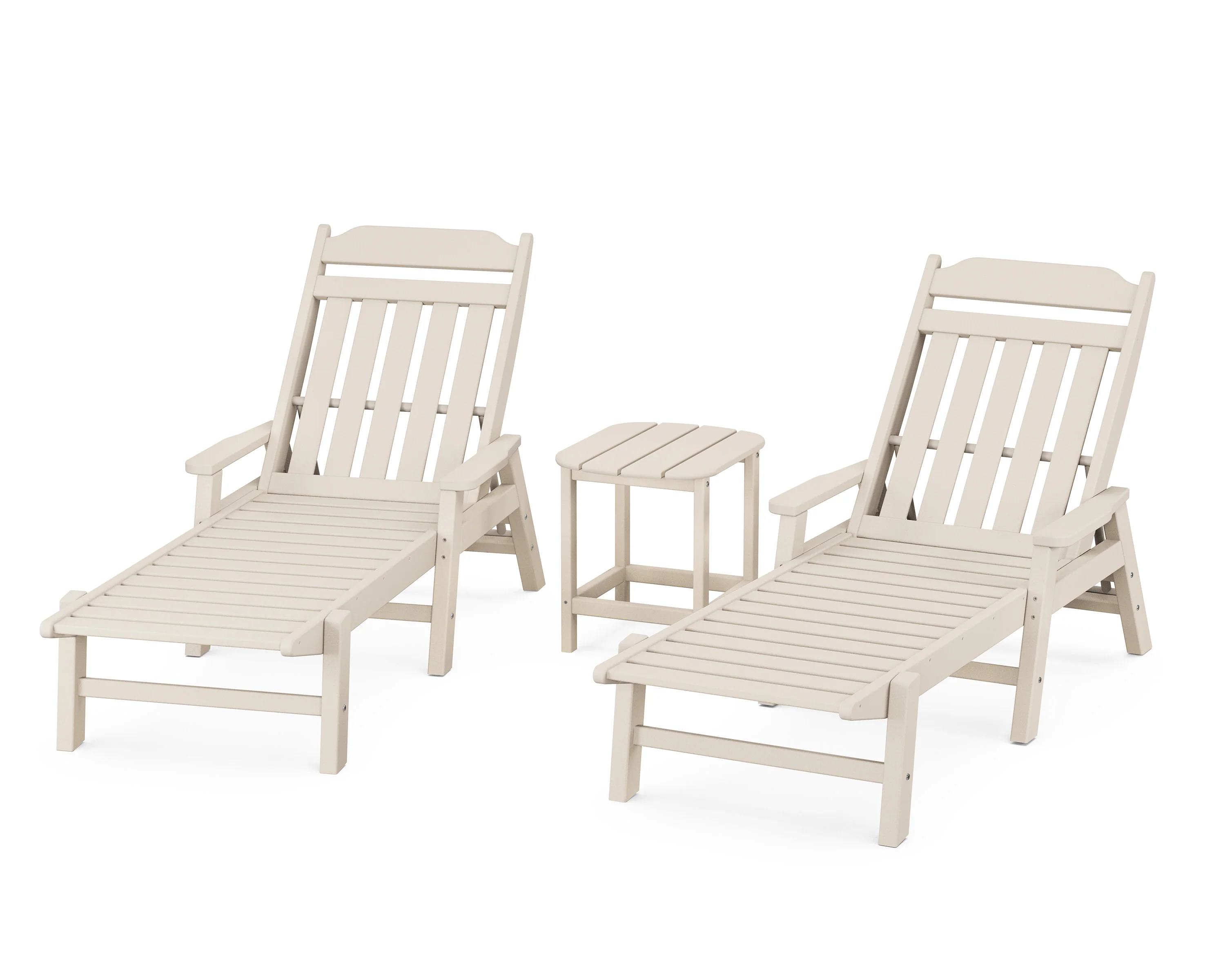 Cottage 3-Piece Chaise Set with Arms - Image 3