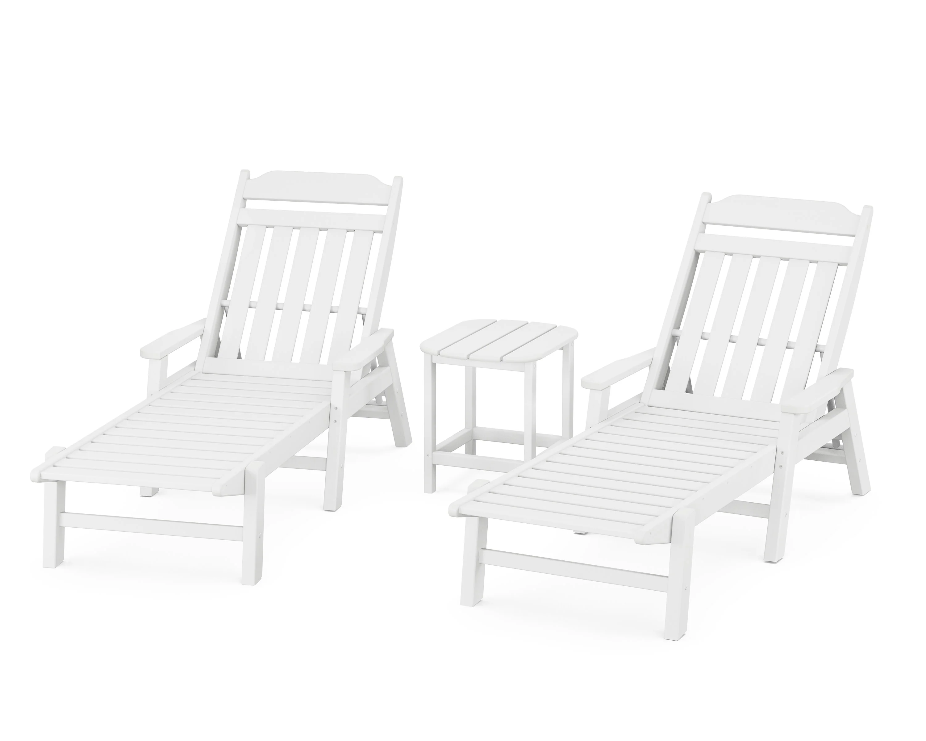Cottage 3-Piece Chaise Set with Arms - Image 5