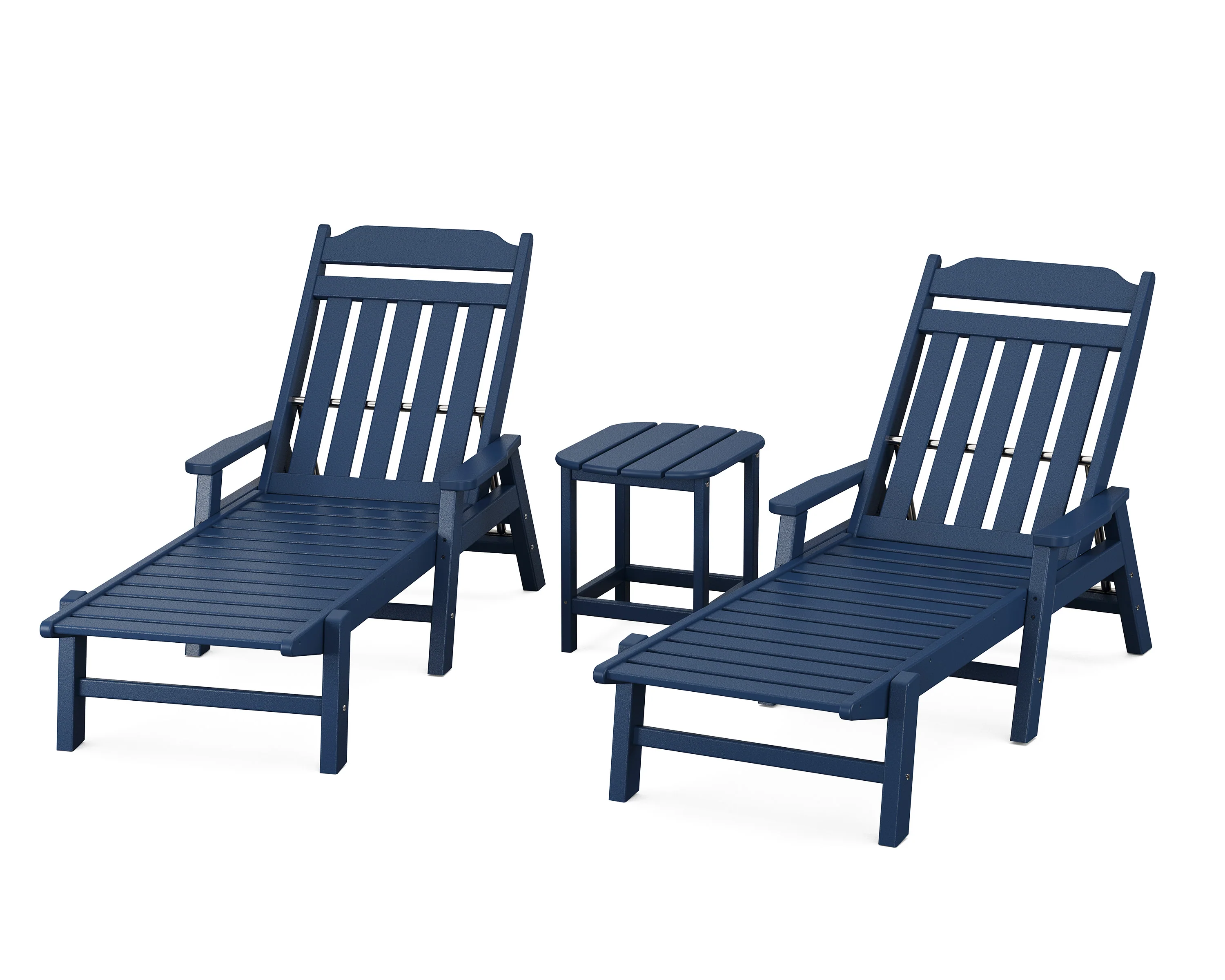 Cottage 3-Piece Chaise Set with Arms - Image 8