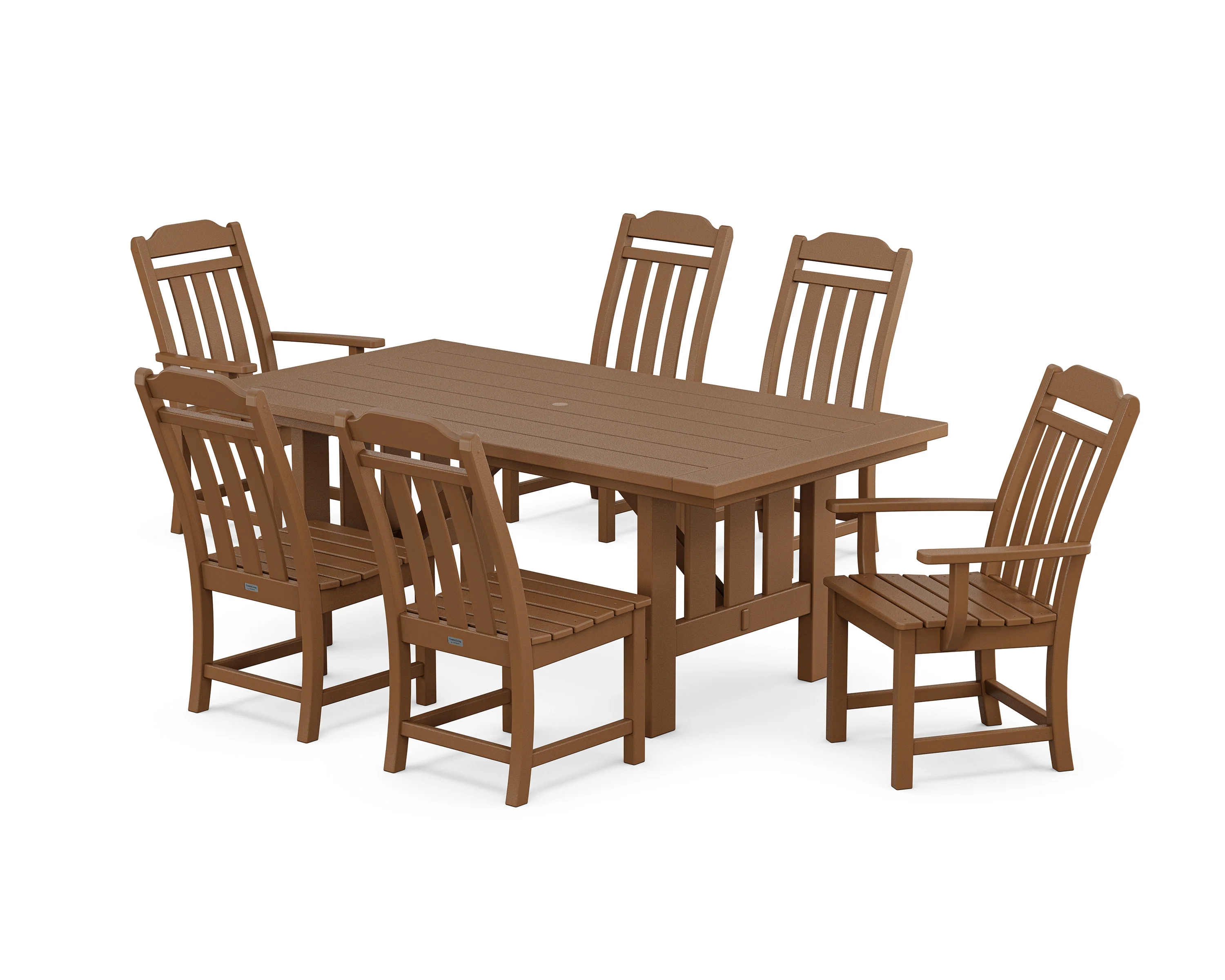 Cottage 7-Piece Dining Set with Mission Table - Image 5