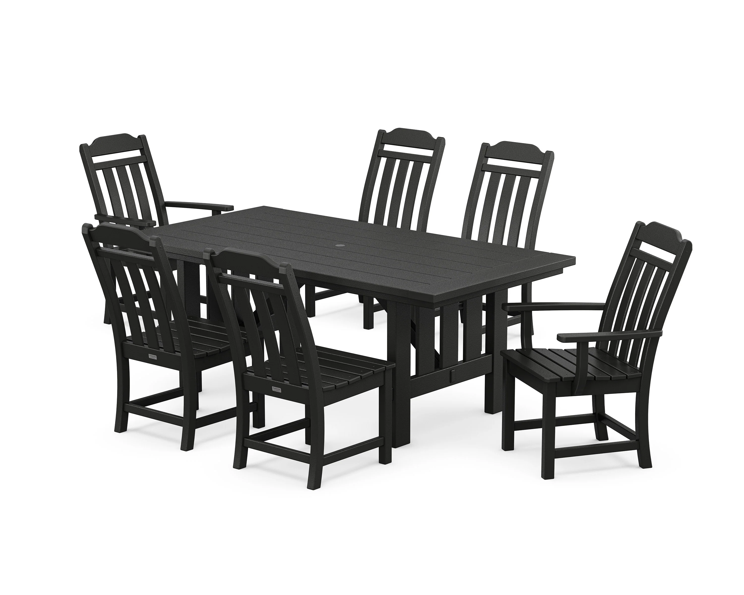 Cottage 7-Piece Dining Set with Mission Table - Image 6
