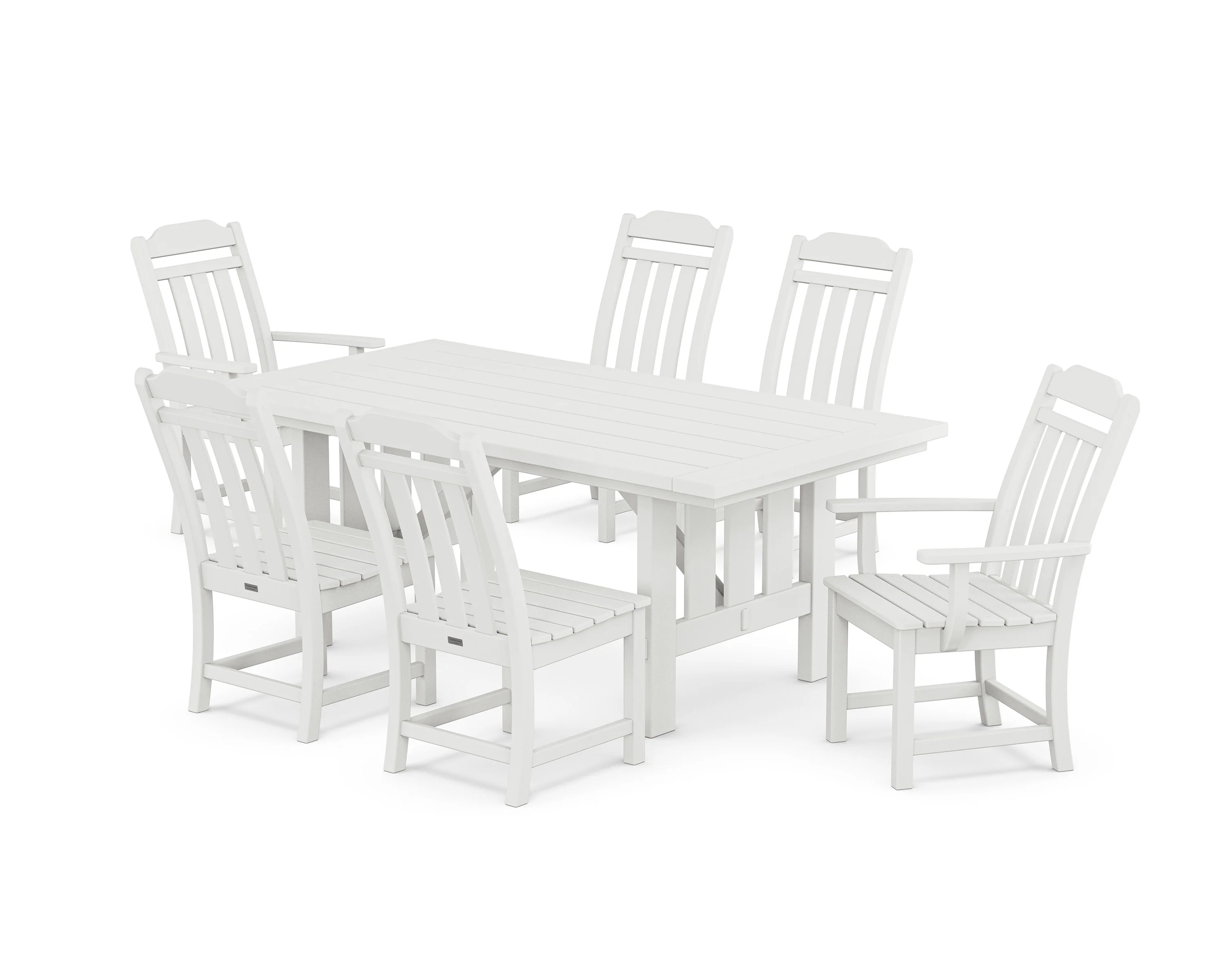 Cottage 7-Piece Dining Set with Mission Table - Image 7