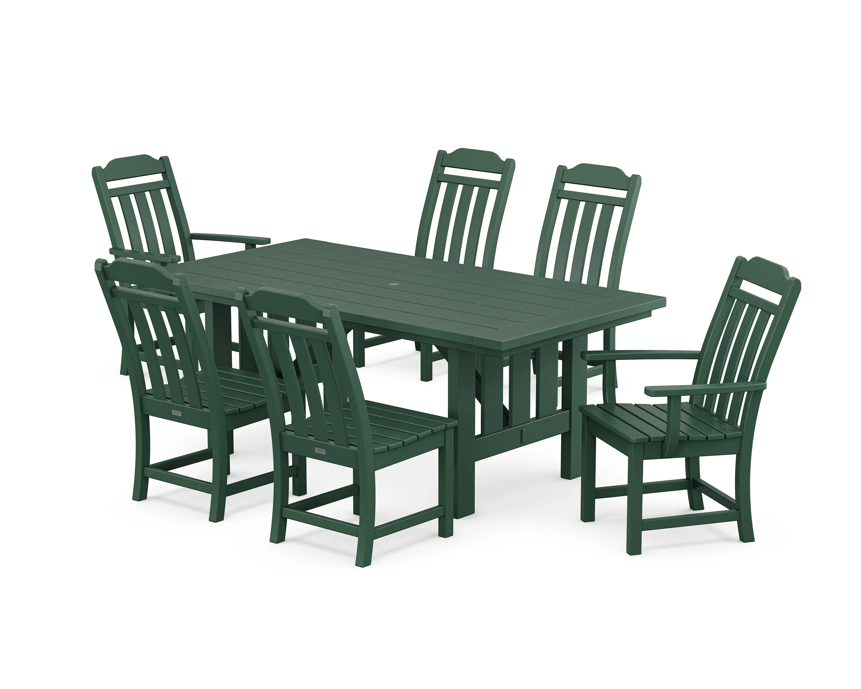 Cottage 7-Piece Dining Set with Mission Table - Image 8