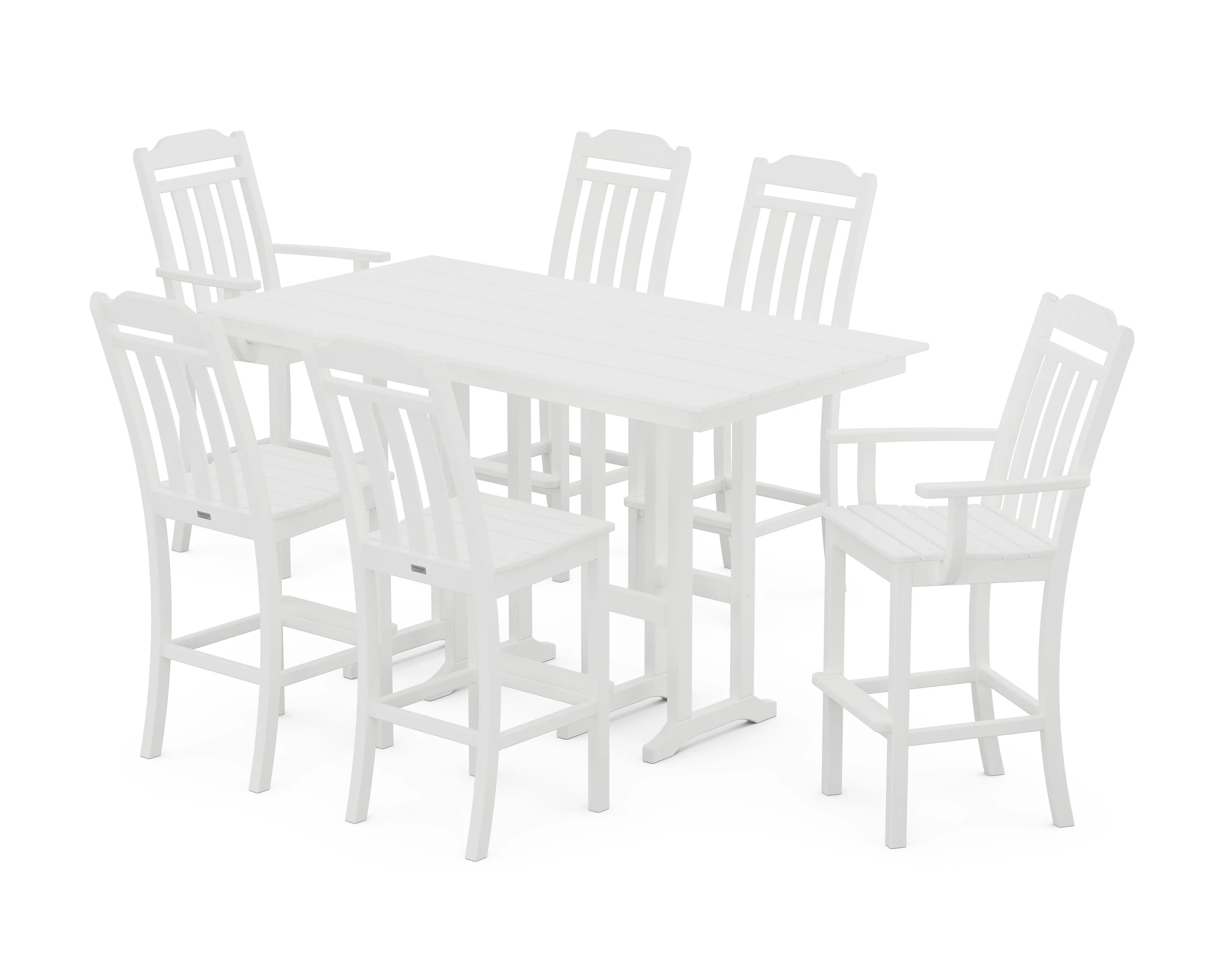Cottage 7-Piece Farmhouse Bar Set - Image 8