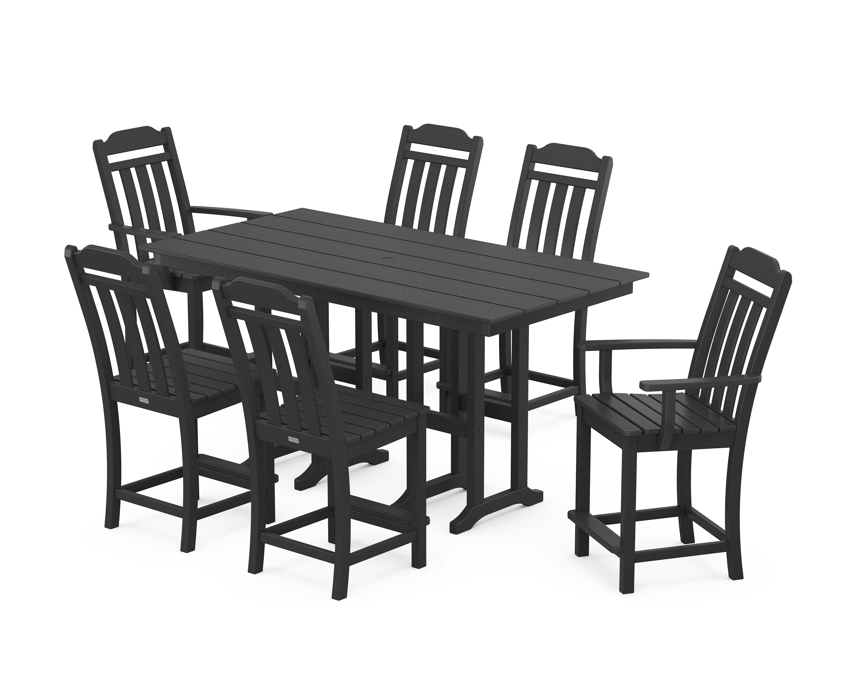Cottage 7-Piece Farmhouse Counter Set - Image 5