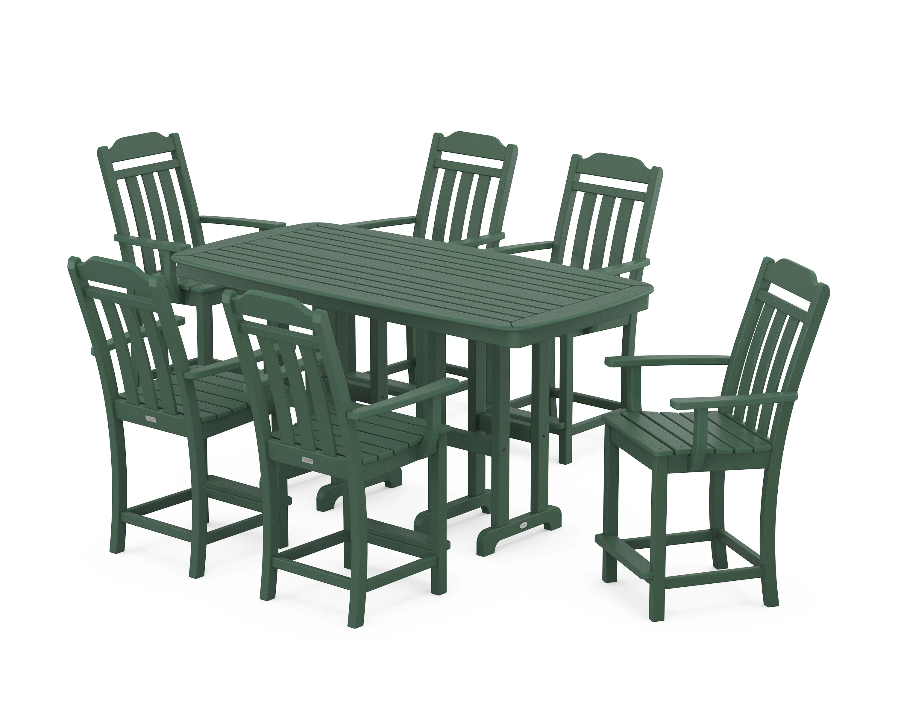 Cottage Arm Chair 7-Piece Counter Set - Image 5