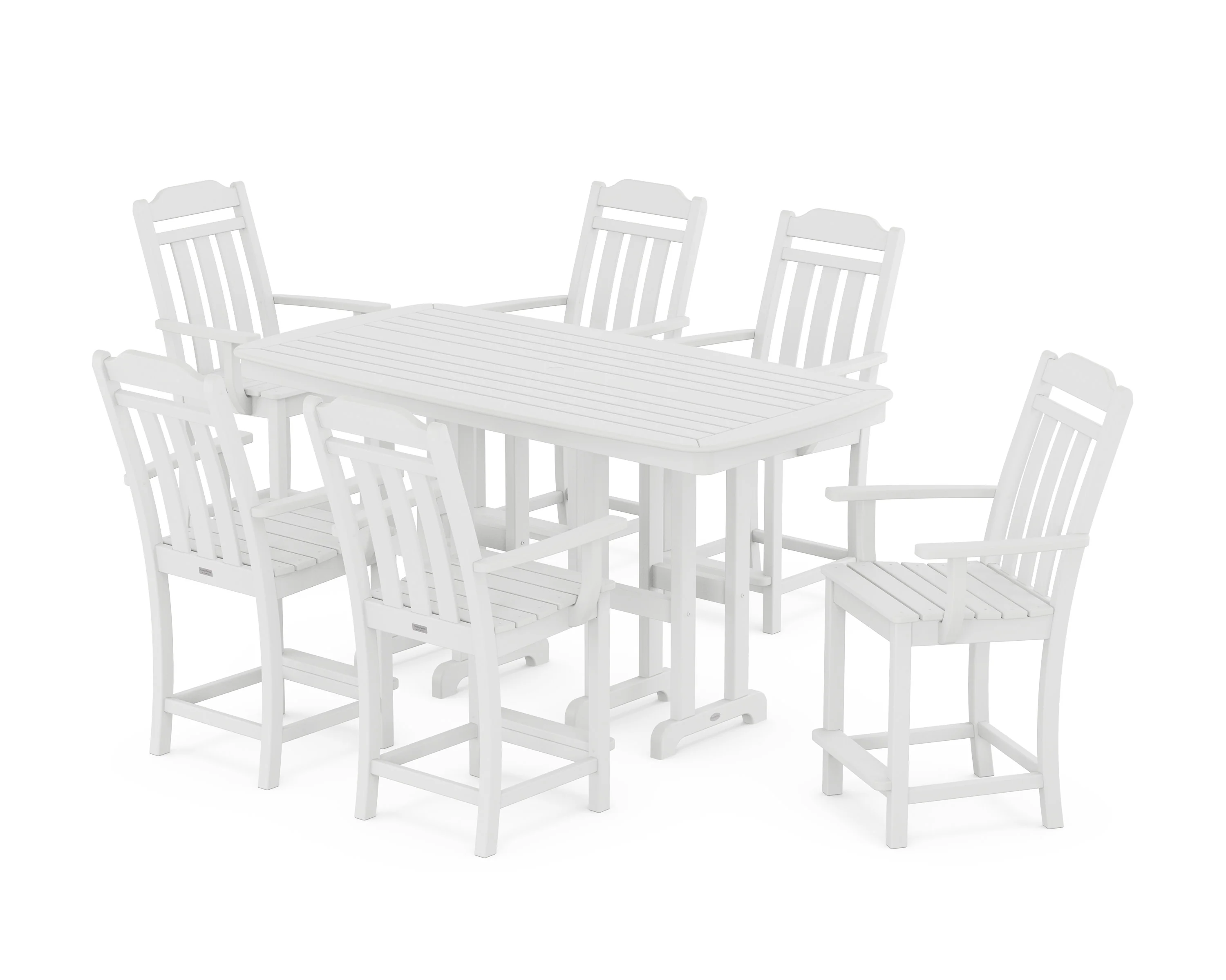 Cottage Arm Chair 7-Piece Counter Set - Image 6