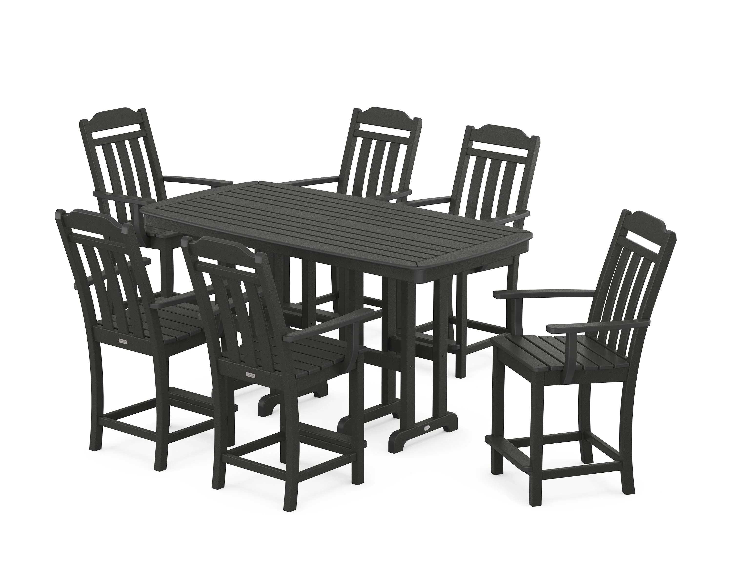 Cottage Arm Chair 7-Piece Counter Set - Image 8