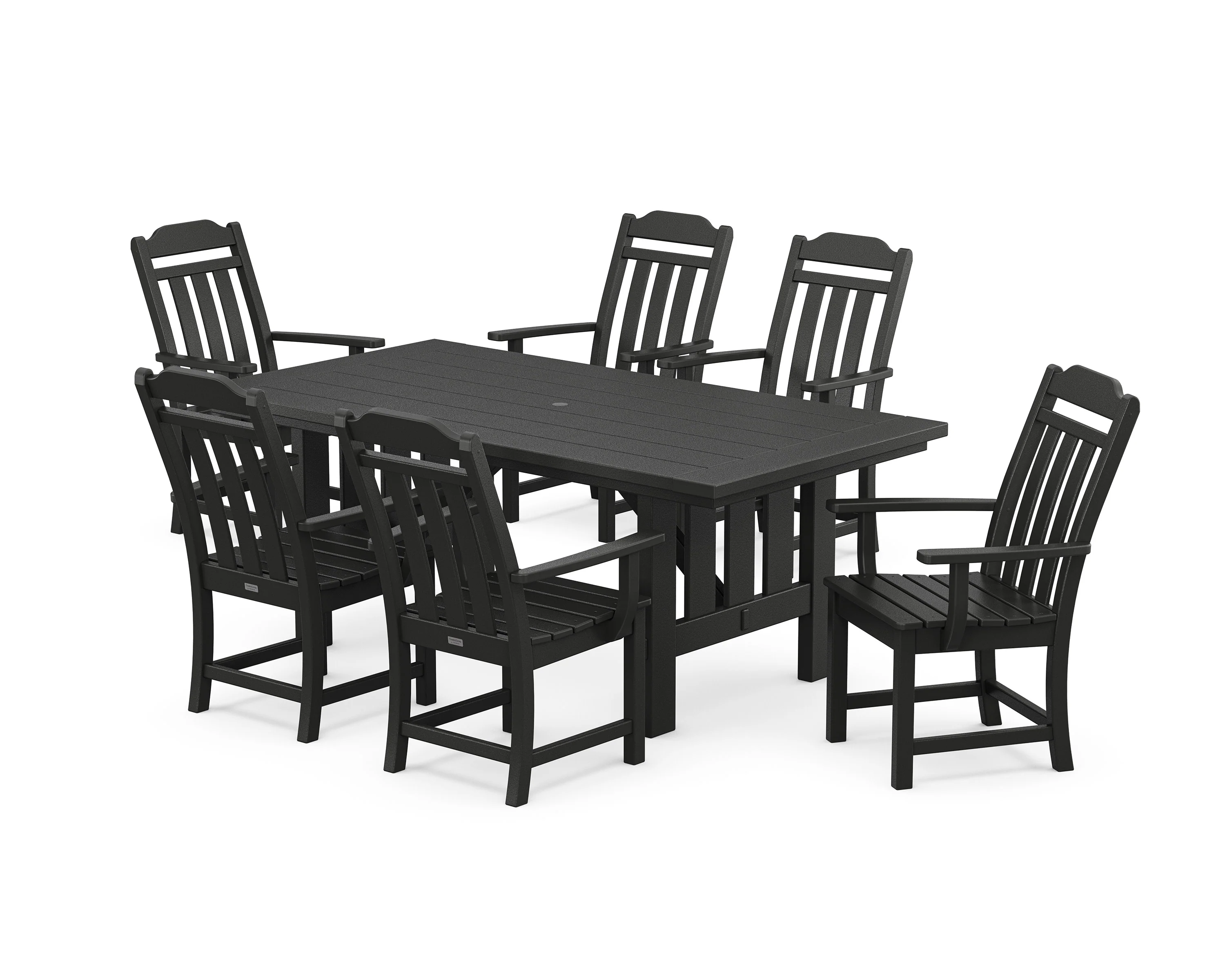 Cottage Arm Chair 7-Piece Mission Dining Set - Image 7