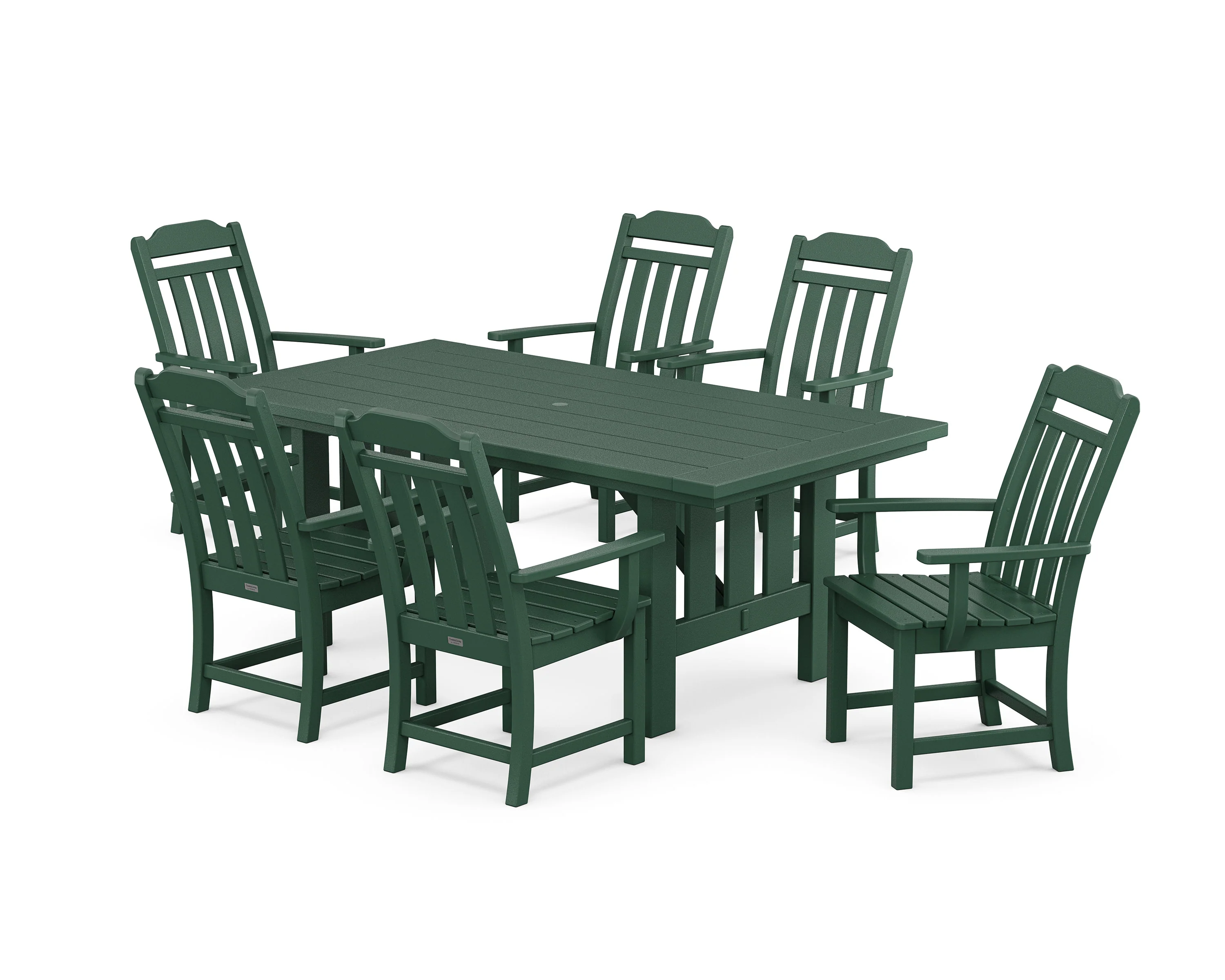 Cottage Arm Chair 7-Piece Mission Dining Set - Image 8