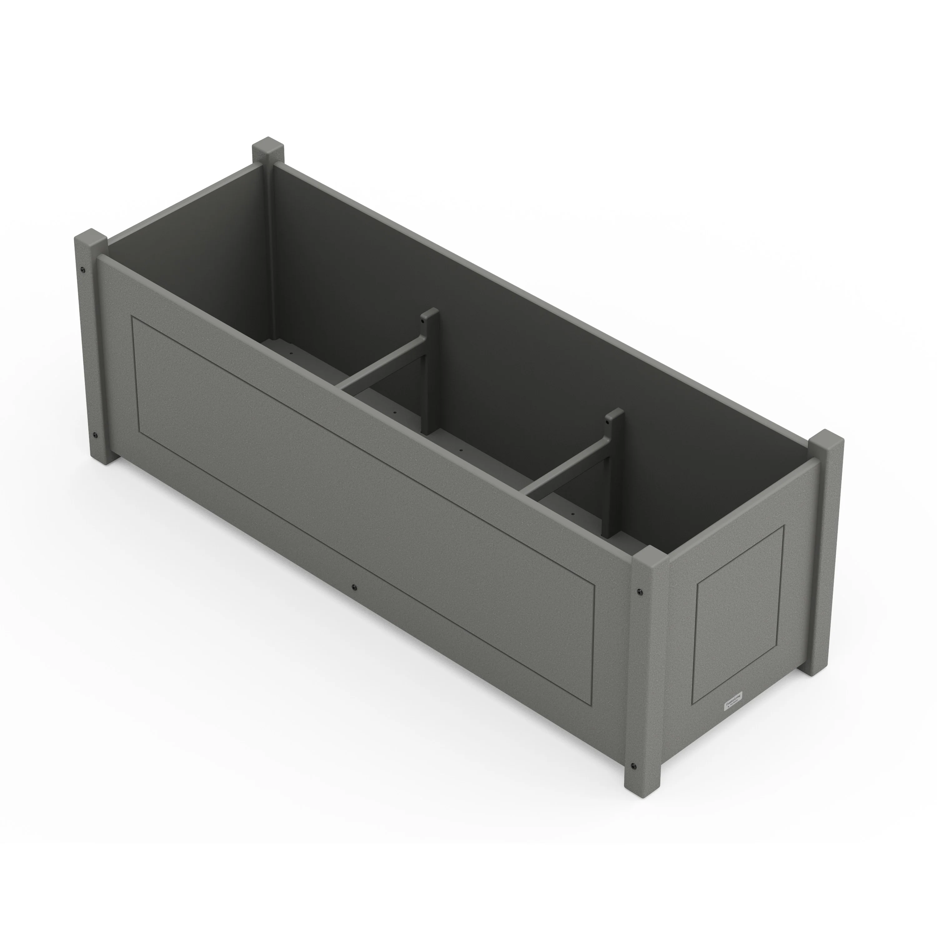 Country Living Large Rectangle Triple Planter Box - Image 4