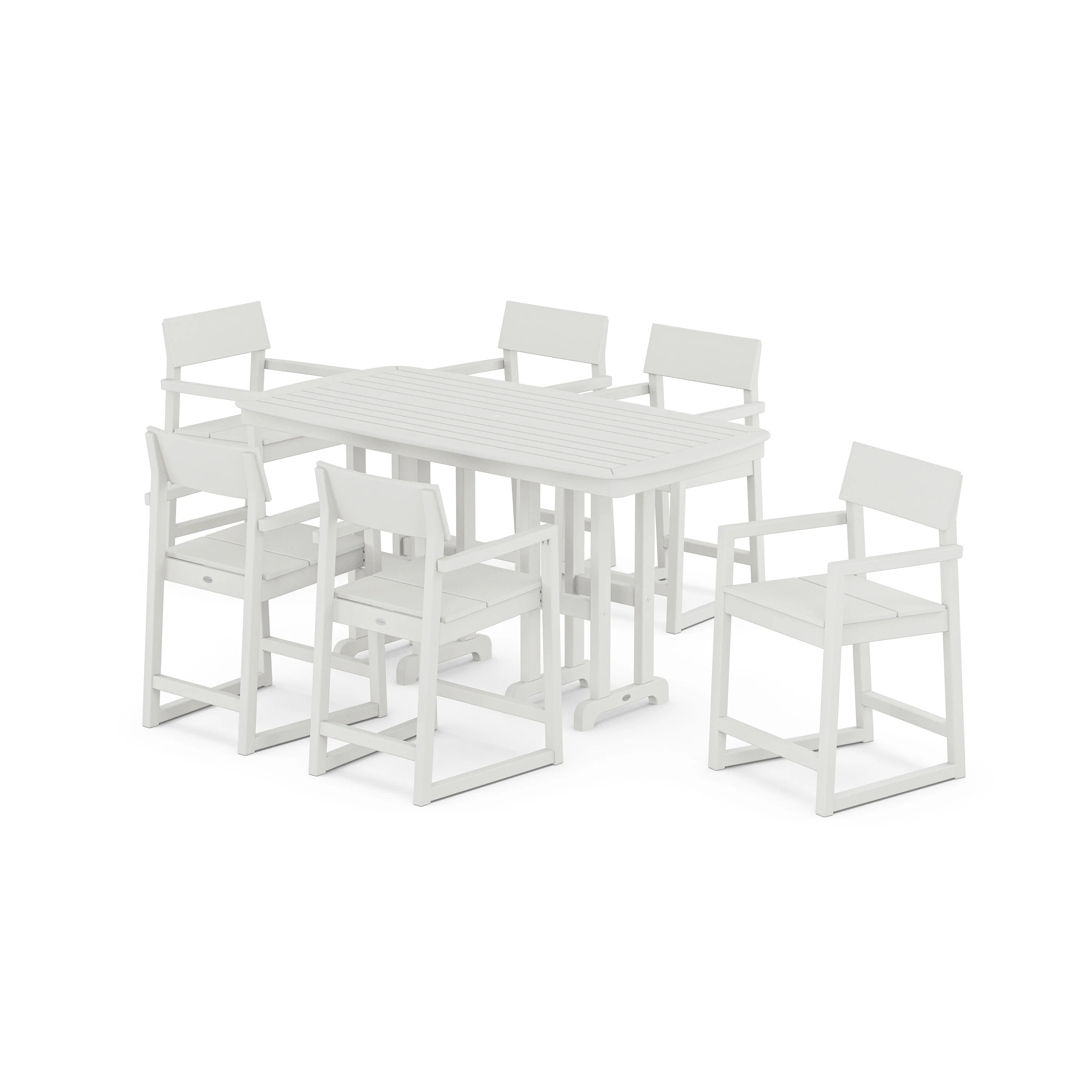 EDGE Arm Chair 7-Piece Counter Set - Image 7