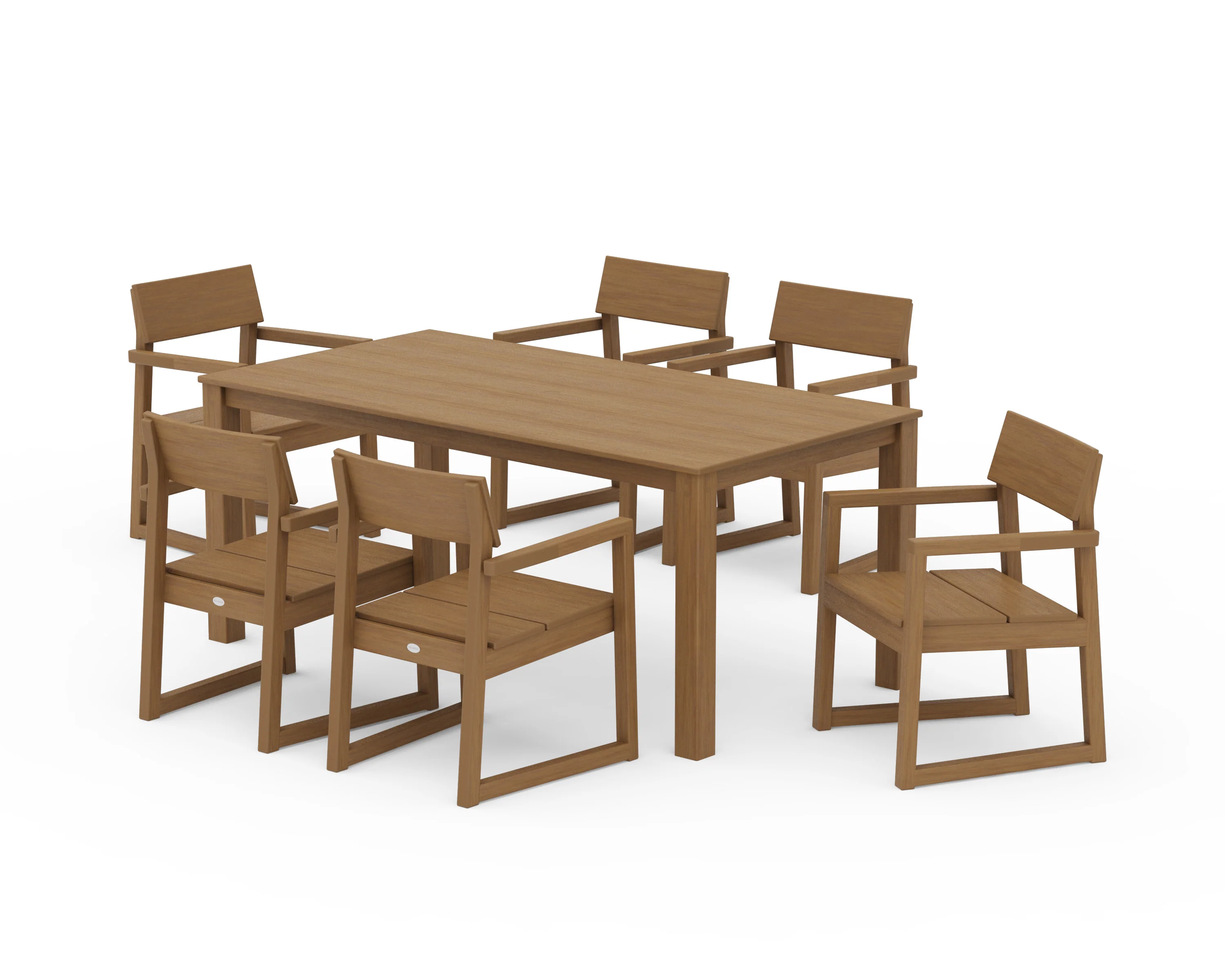 EDGE Arm Chair 7-Piece Parsons Dining Set - Image 12