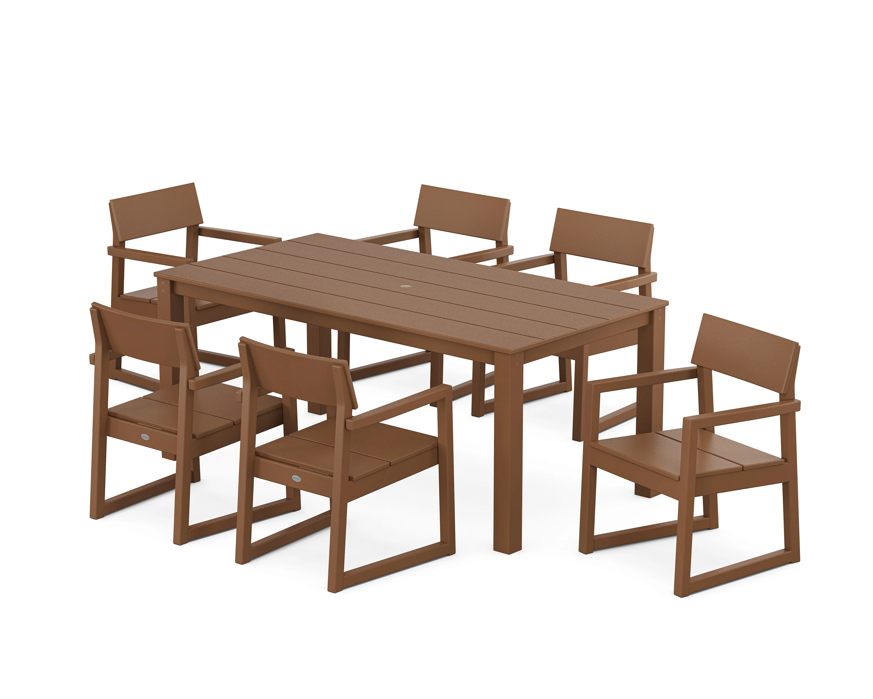 EDGE Arm Chair 7-Piece Parsons Dining Set - Image 5