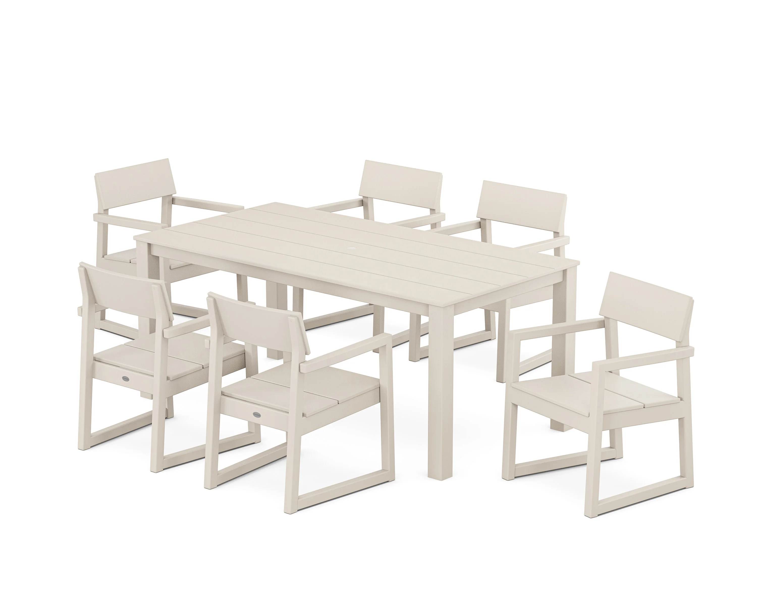 EDGE Arm Chair 7-Piece Parsons Dining Set - Image 6