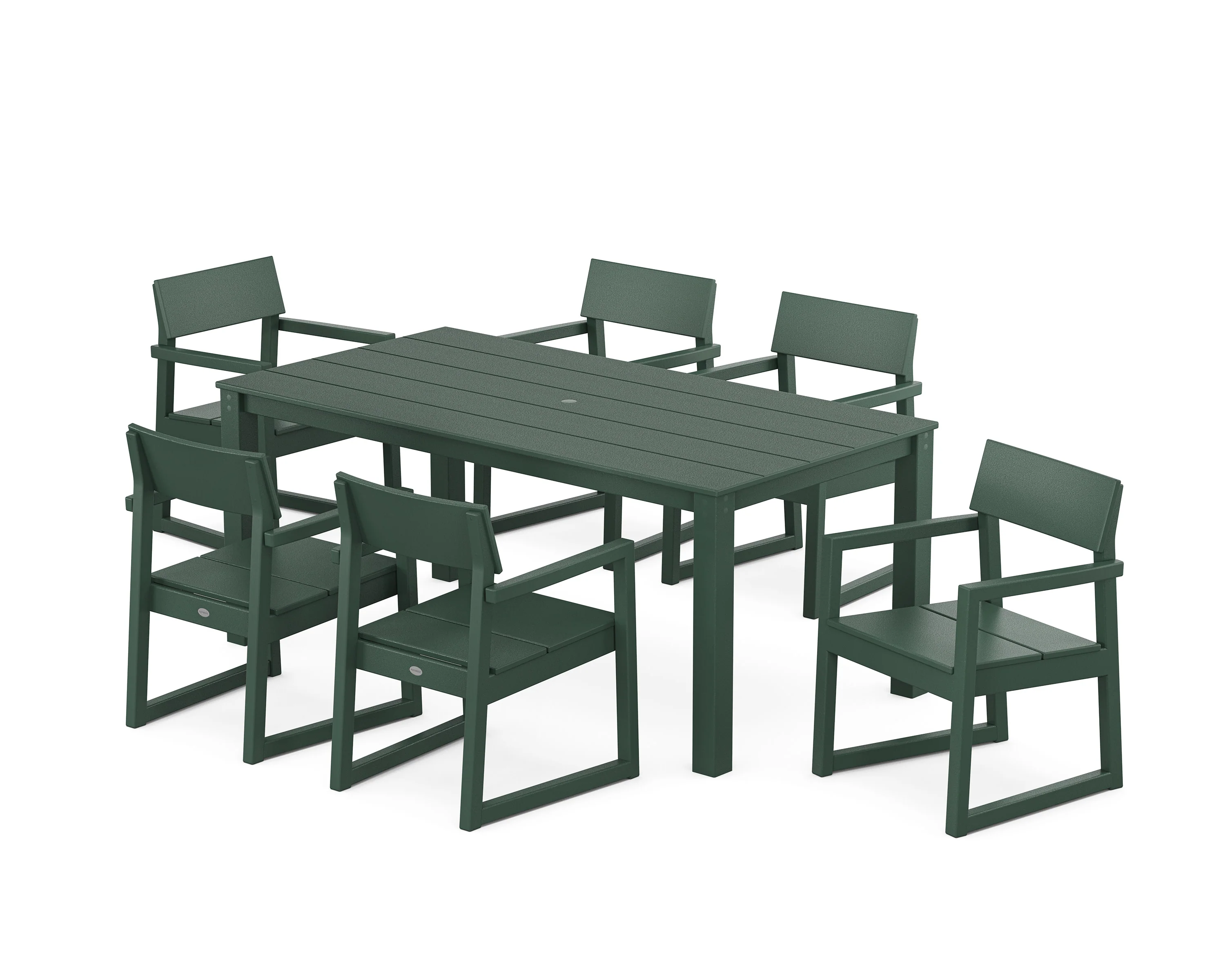 EDGE Arm Chair 7-Piece Parsons Dining Set - Image 7