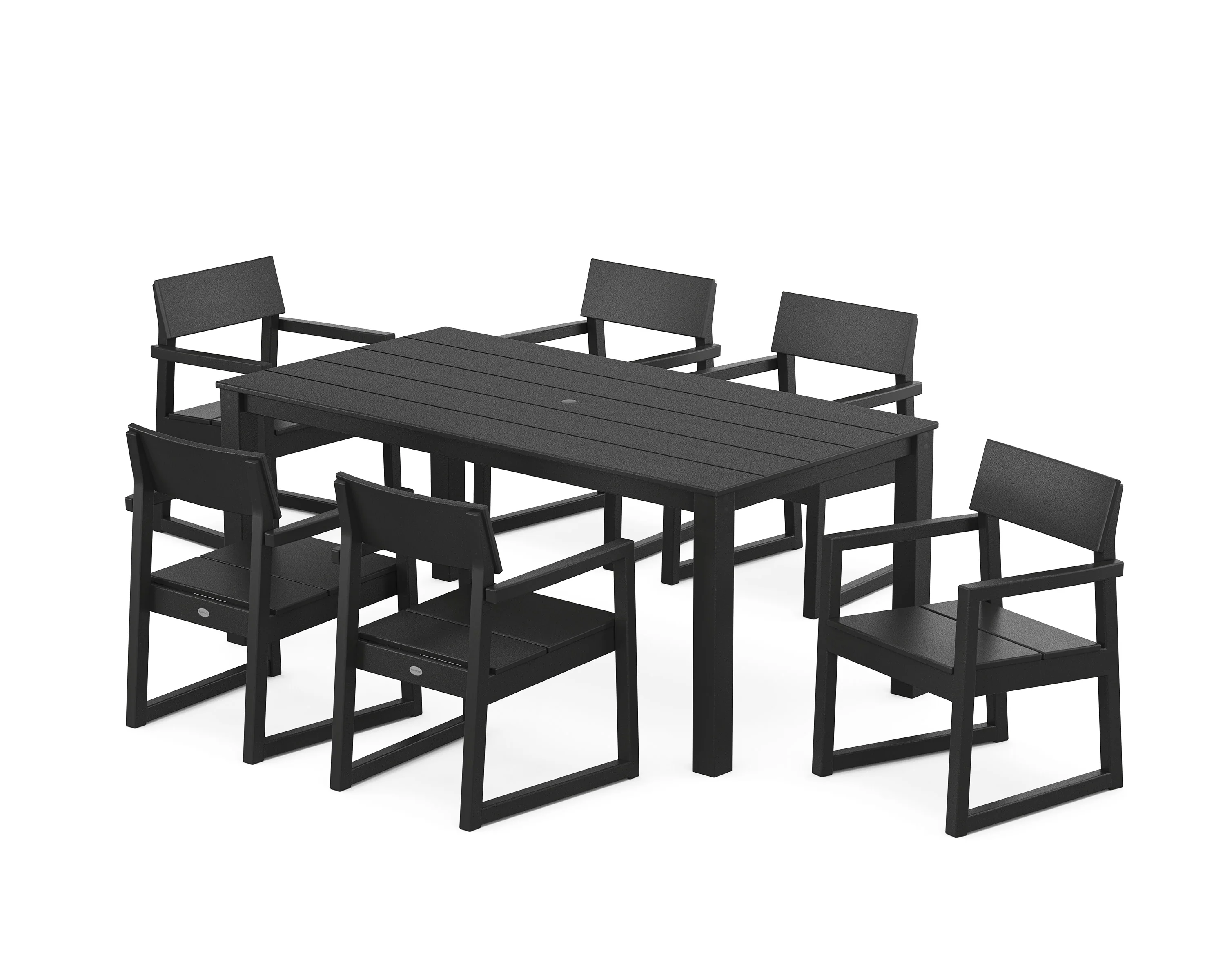 EDGE Arm Chair 7-Piece Parsons Dining Set - Image 8
