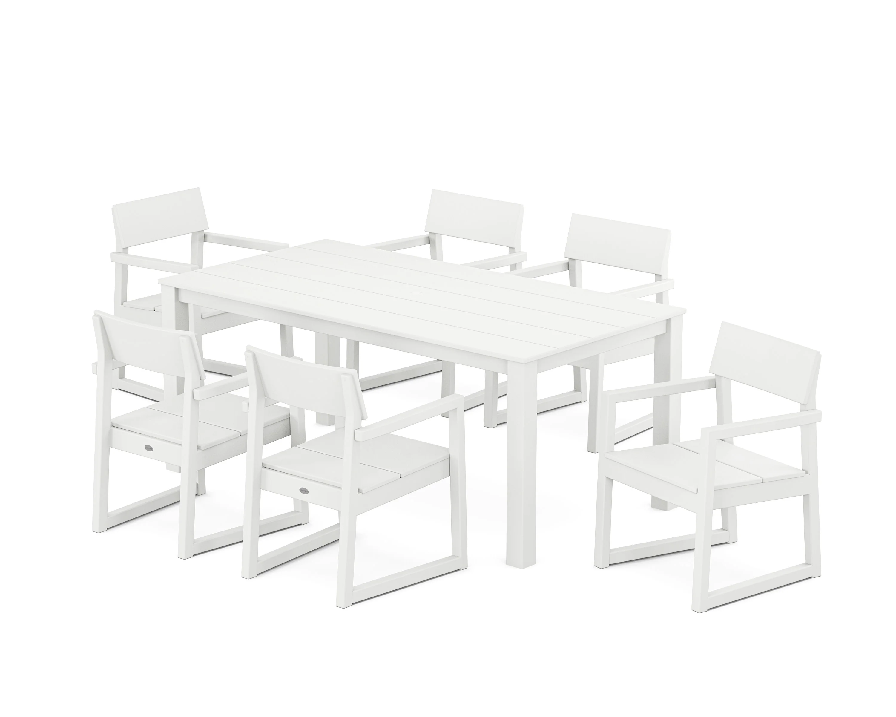 EDGE Arm Chair 7-Piece Parsons Dining Set - Image 9
