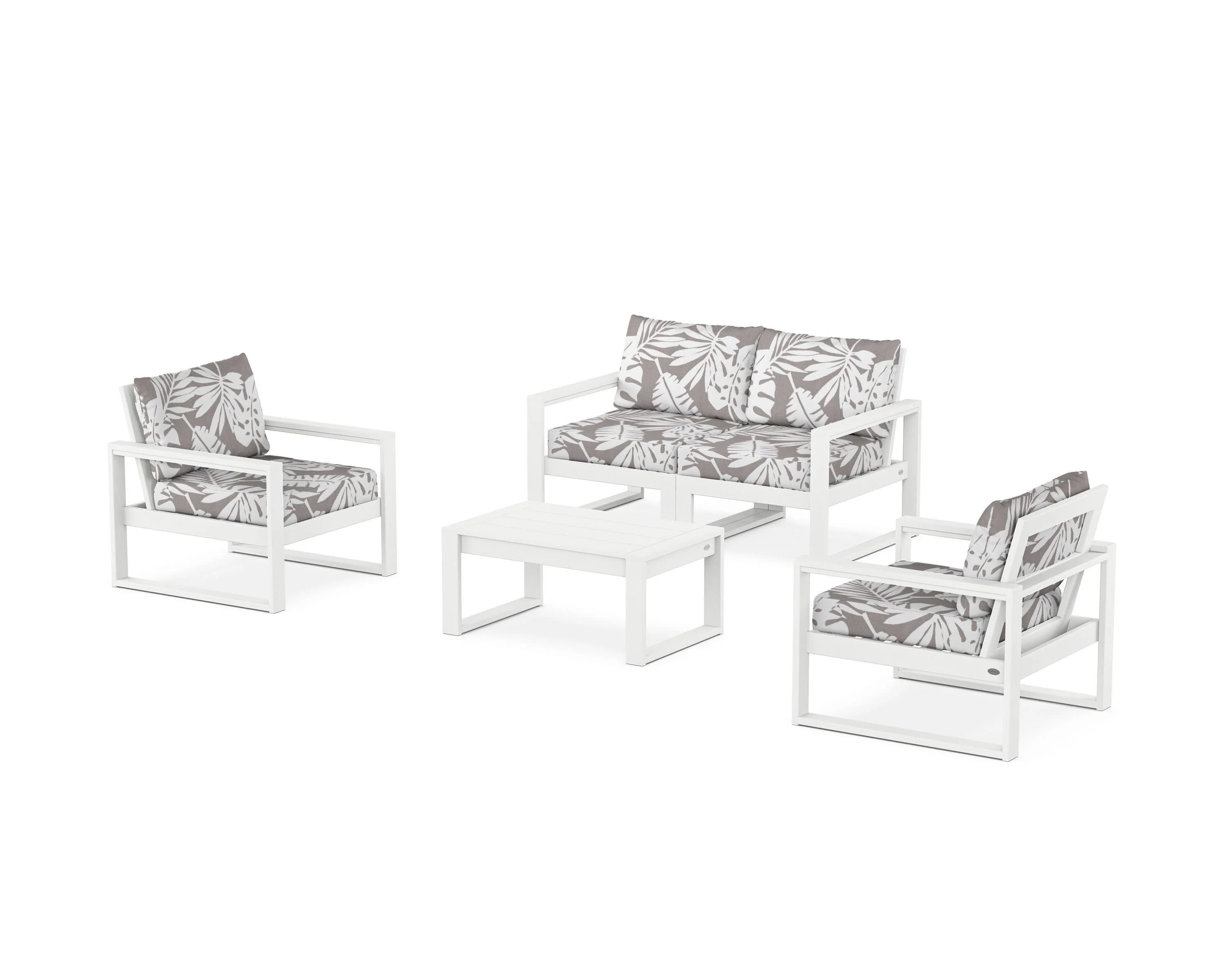 EDGE Sectional 4-Piece Deep Seating Set with Loveseat - Image 101
