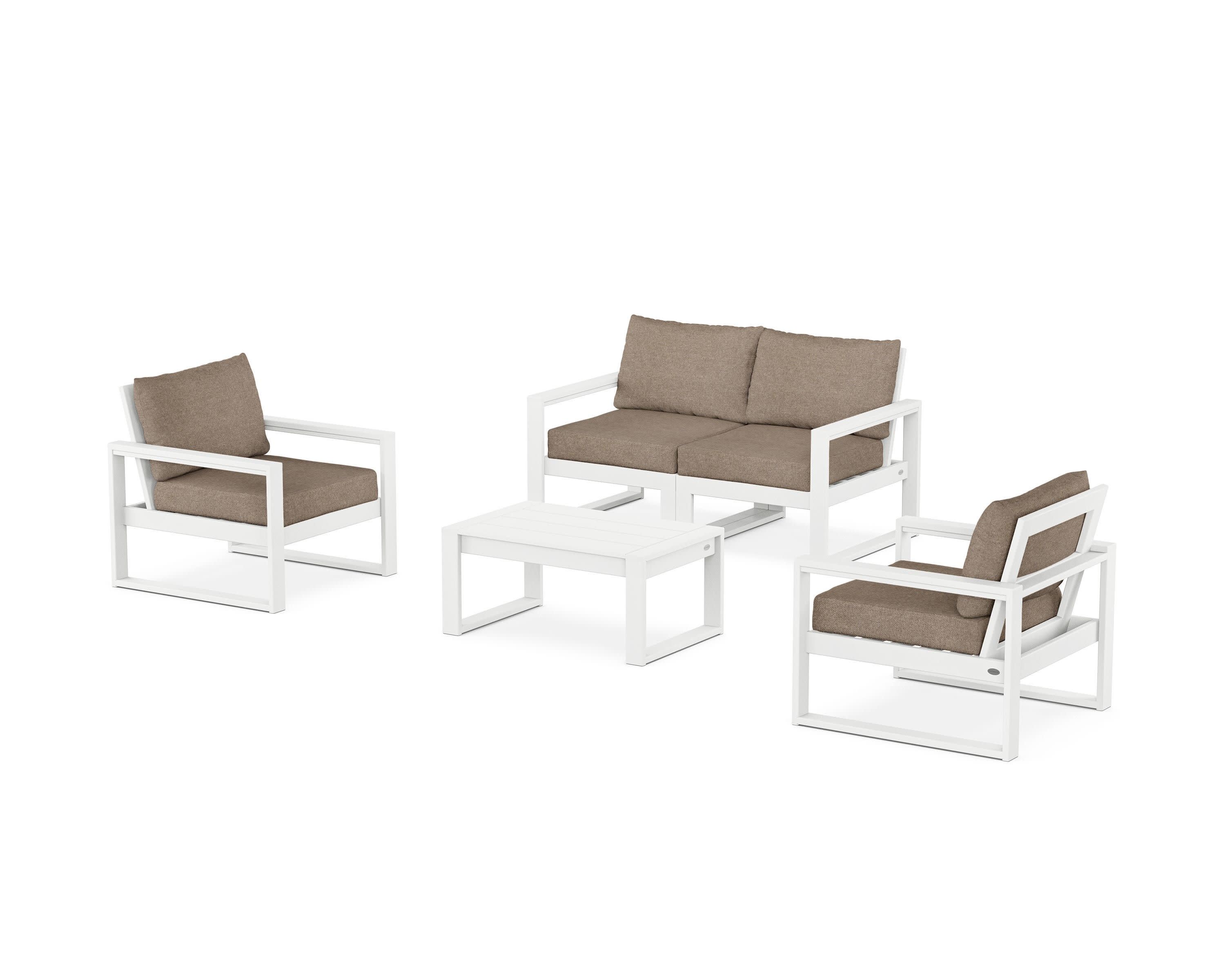 EDGE Sectional 4-Piece Deep Seating Set with Loveseat - Image 149