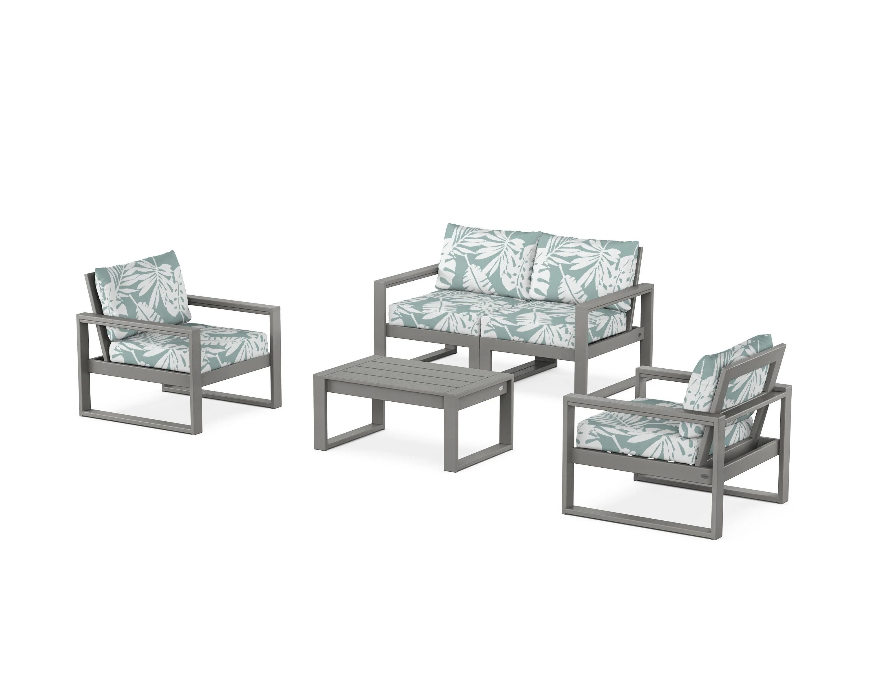 EDGE Sectional 4-Piece Deep Seating Set with Loveseat - Image 182