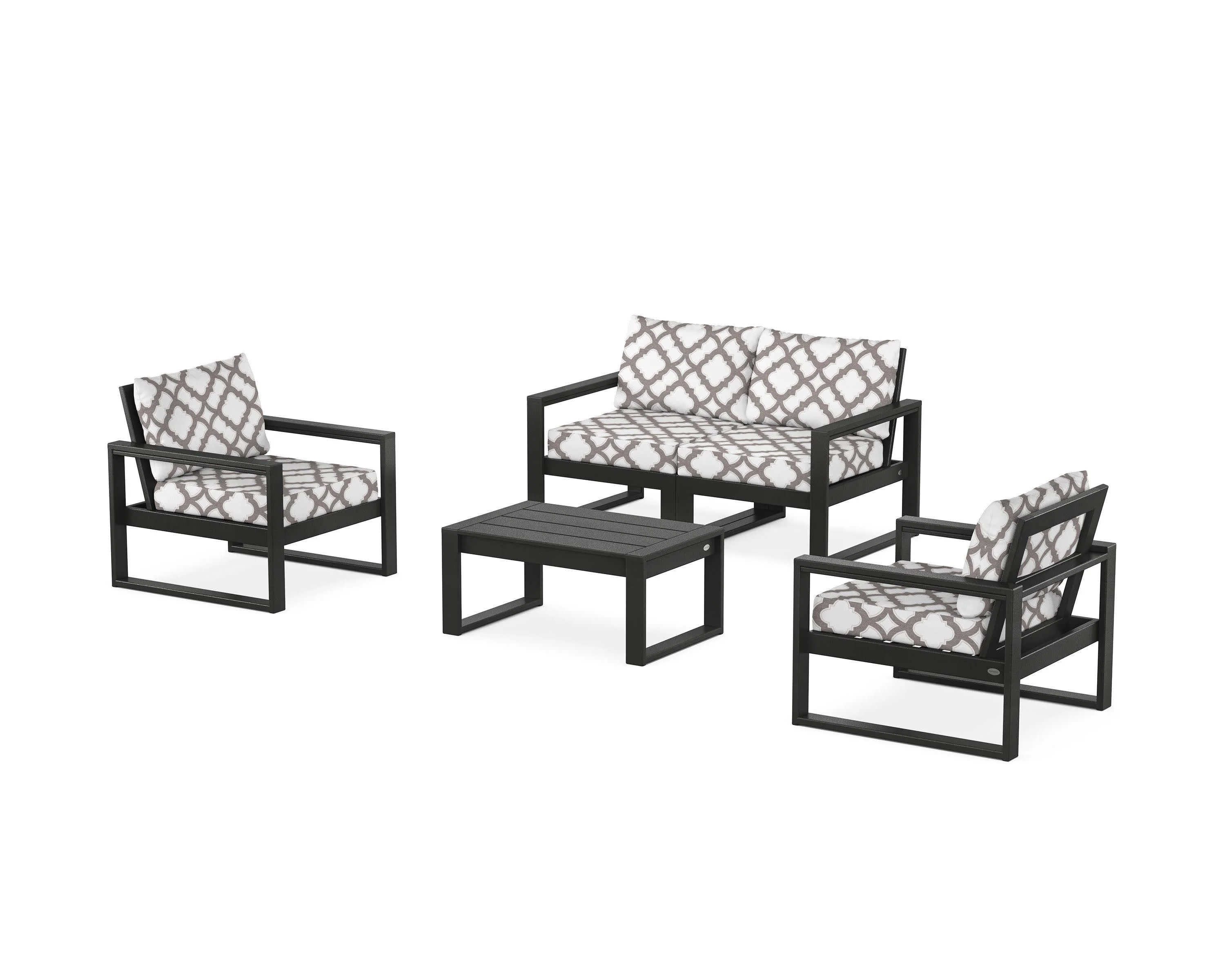 EDGE Sectional 4-Piece Deep Seating Set with Loveseat - Image 183