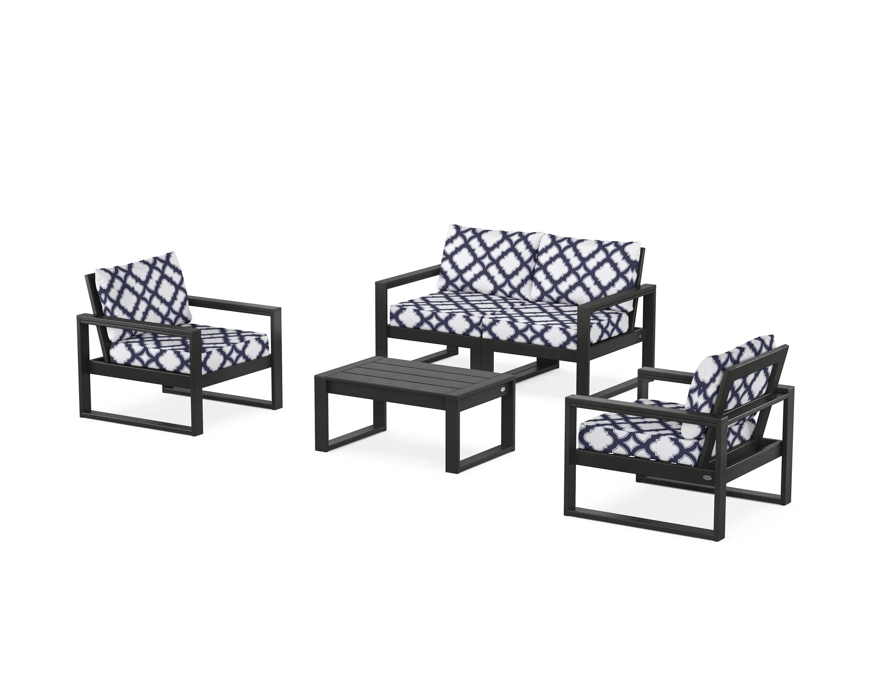 EDGE Sectional 4-Piece Deep Seating Set with Loveseat - Image 186