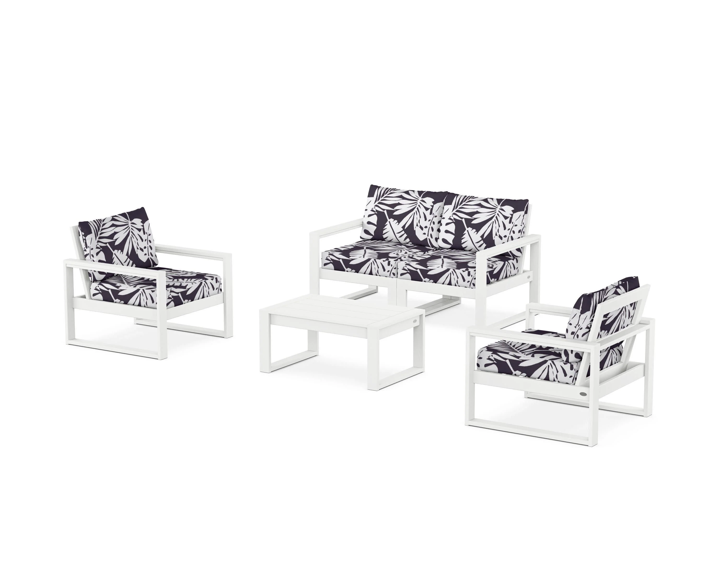 EDGE Sectional 4-Piece Deep Seating Set with Loveseat - Image 25