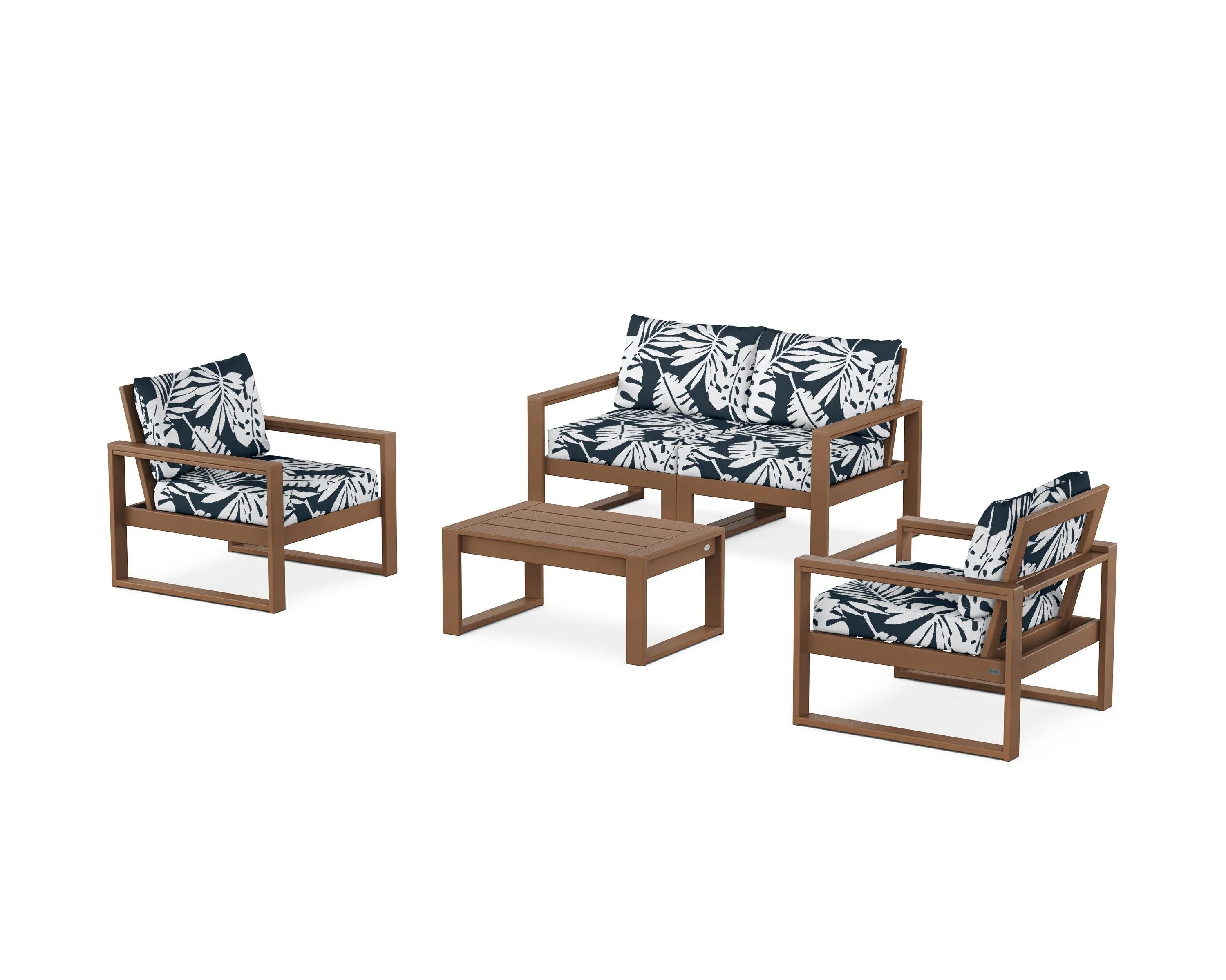 EDGE Sectional 4-Piece Deep Seating Set with Loveseat - Image 37