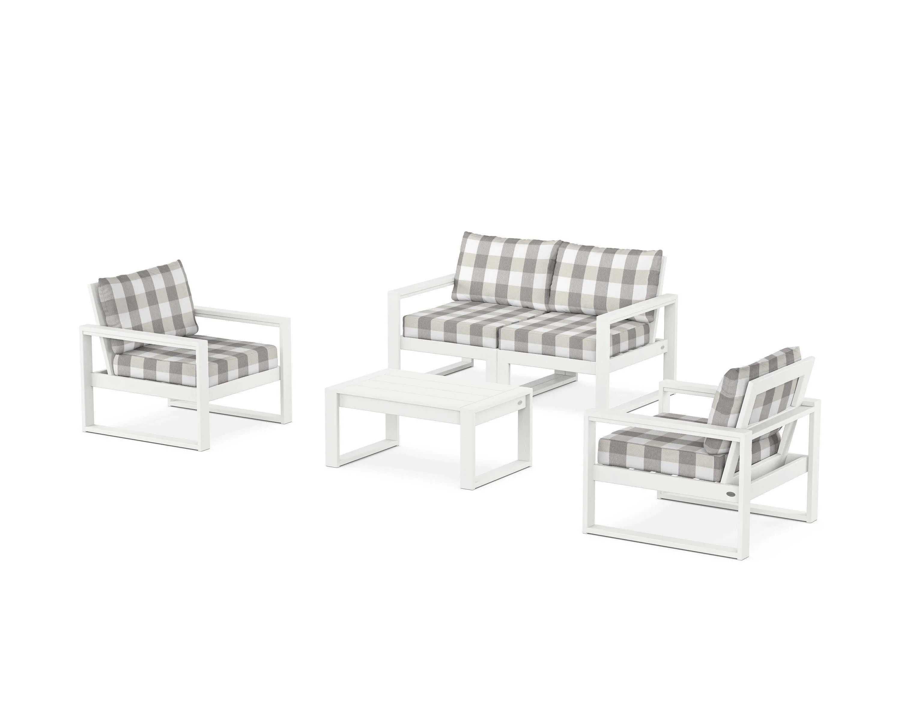 EDGE Sectional 4-Piece Deep Seating Set with Loveseat - Image 50