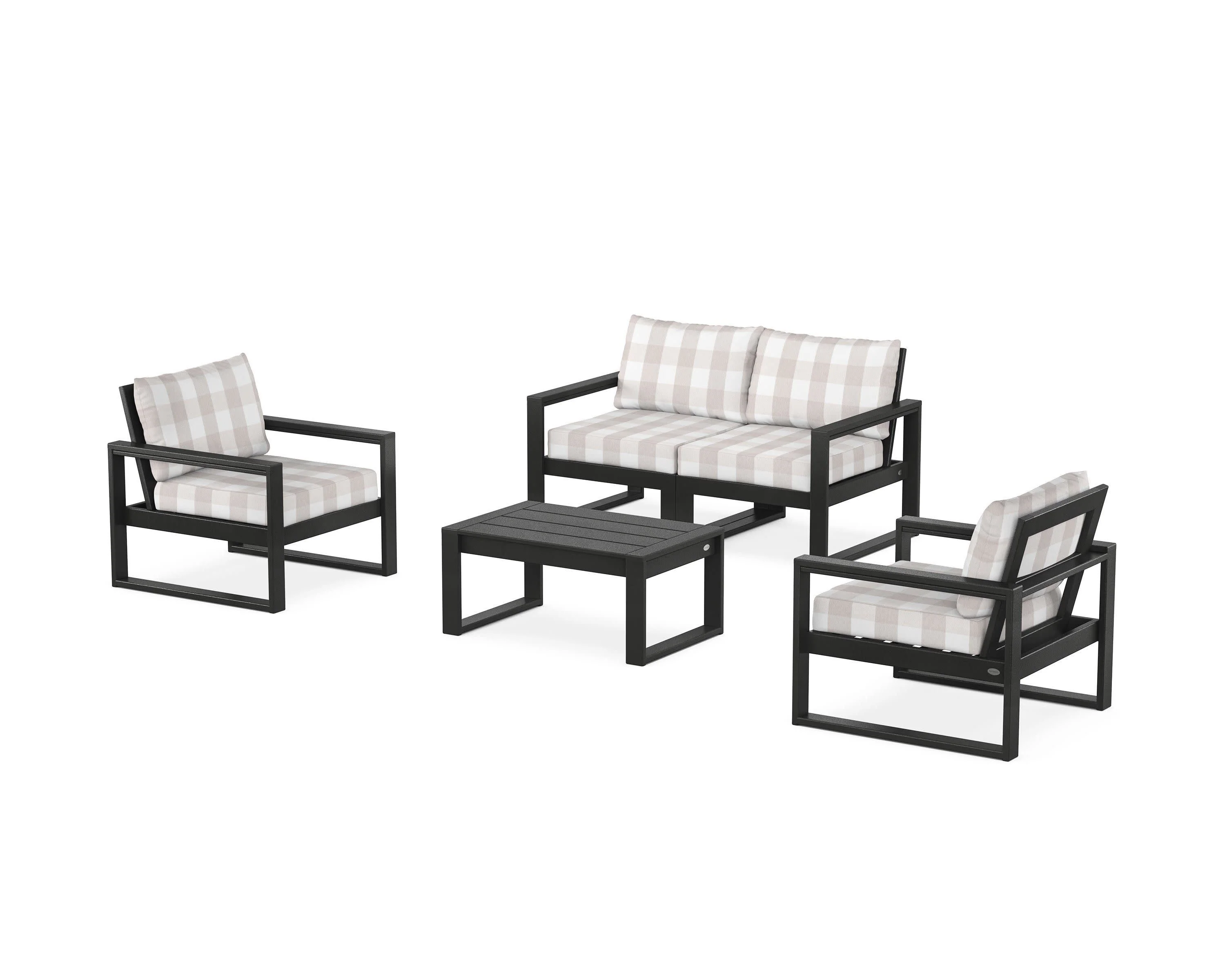 EDGE Sectional 4-Piece Deep Seating Set with Loveseat - Image 75
