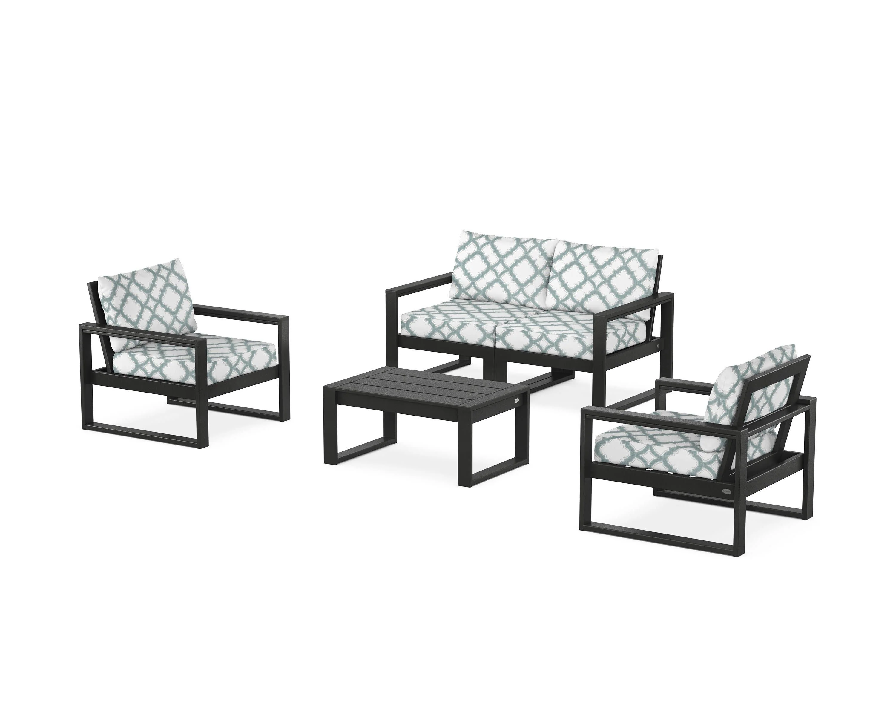 EDGE Sectional 4-Piece Deep Seating Set with Loveseat - Image 97