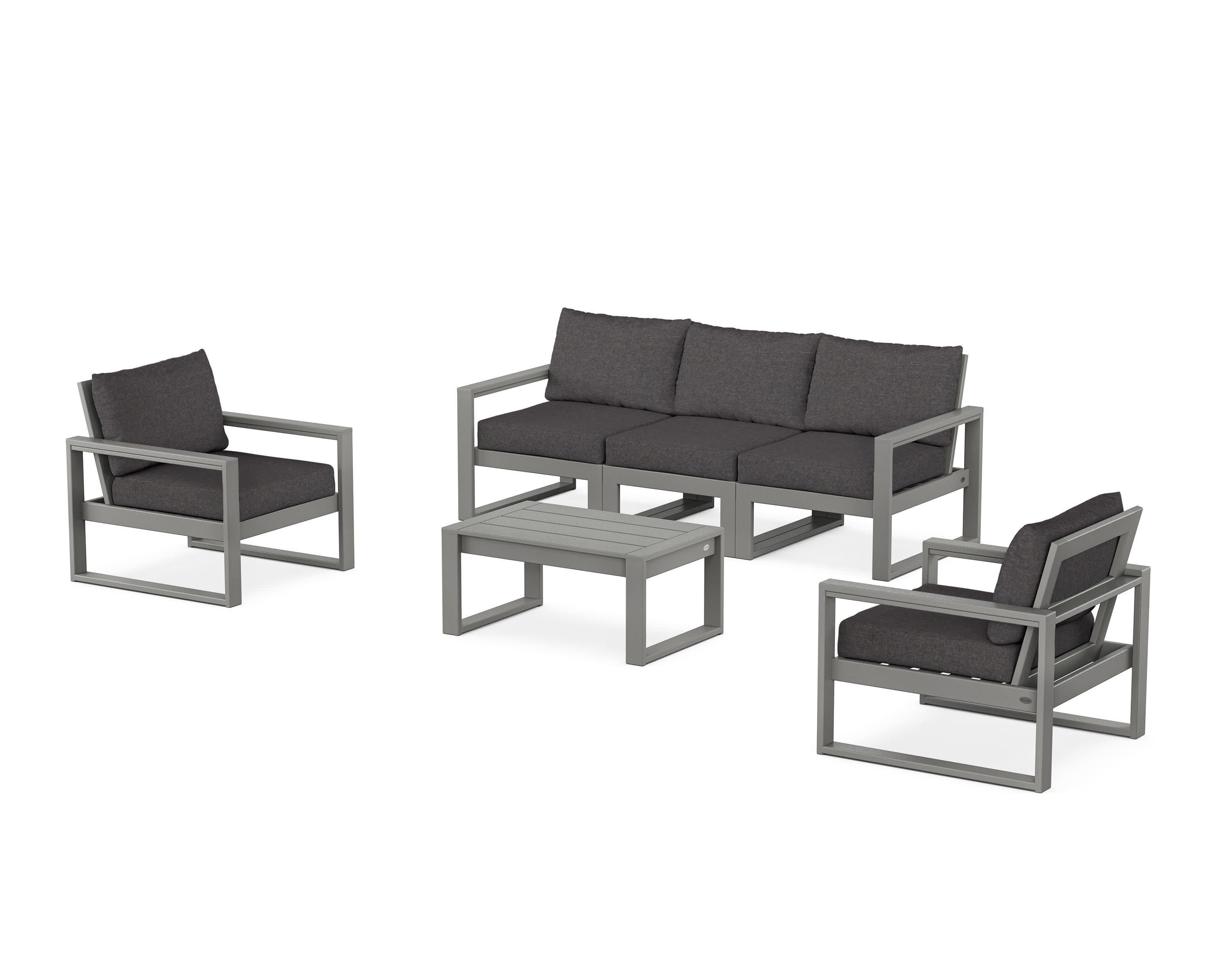 EDGE Sectional 4-Piece Deep Seating Set with Sofa - Image 106