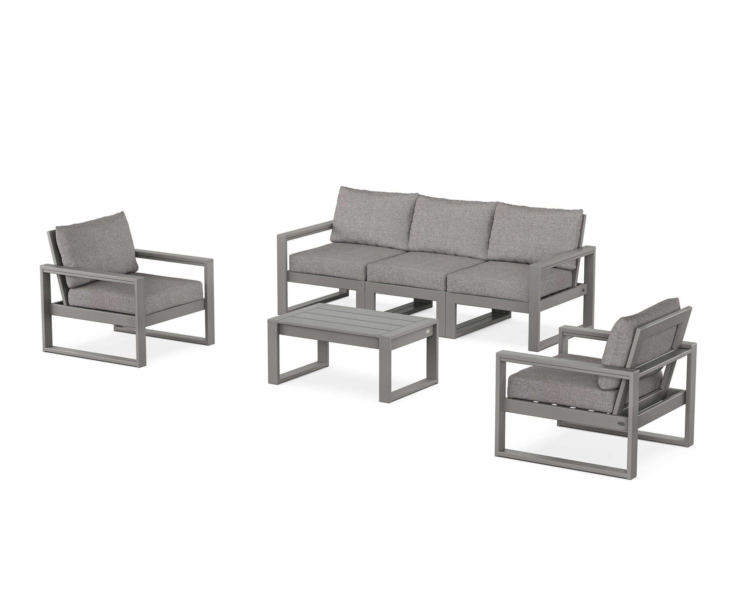 EDGE Sectional 4-Piece Deep Seating Set with Sofa - Image 133