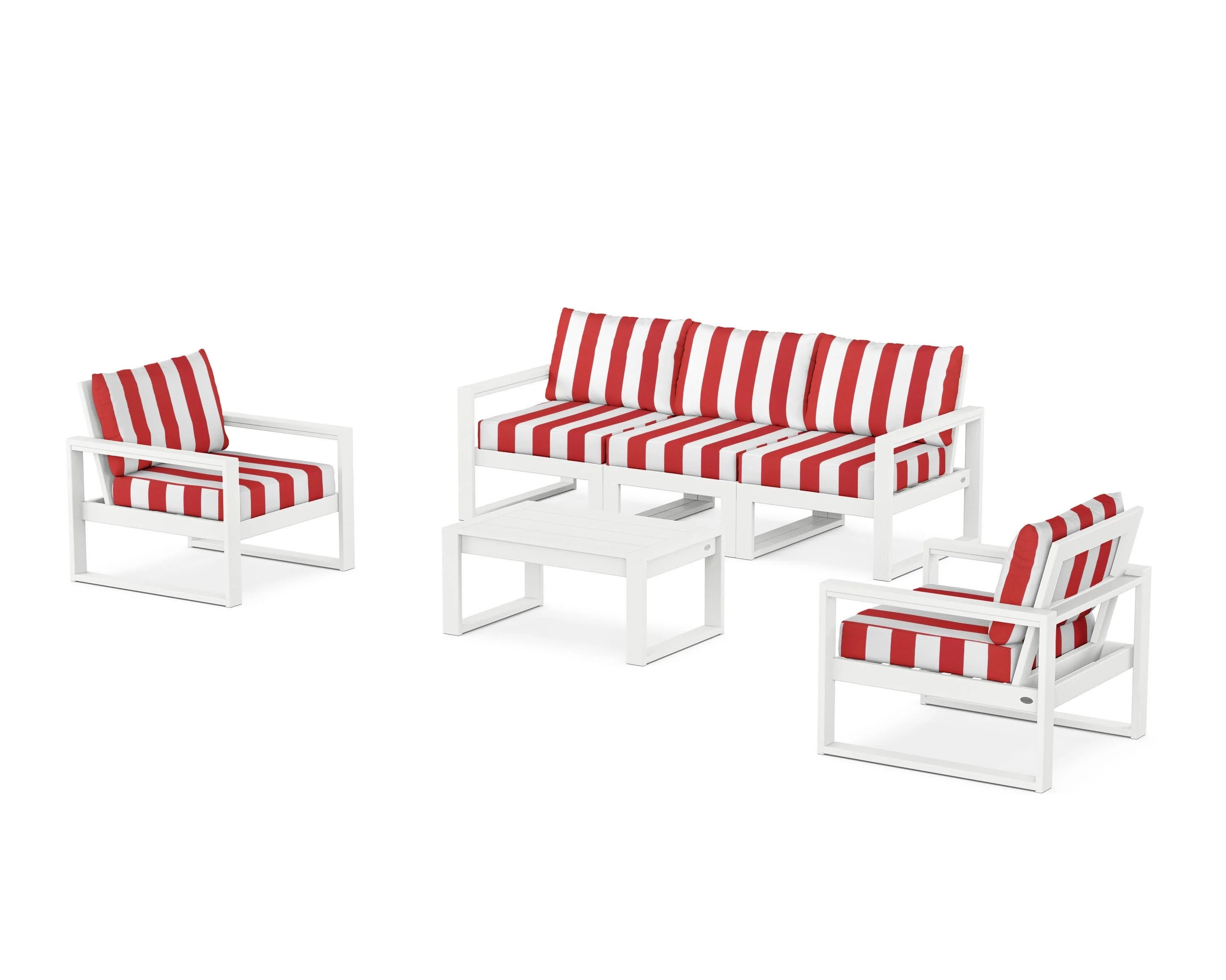 EDGE Sectional 4-Piece Deep Seating Set with Sofa - Image 159