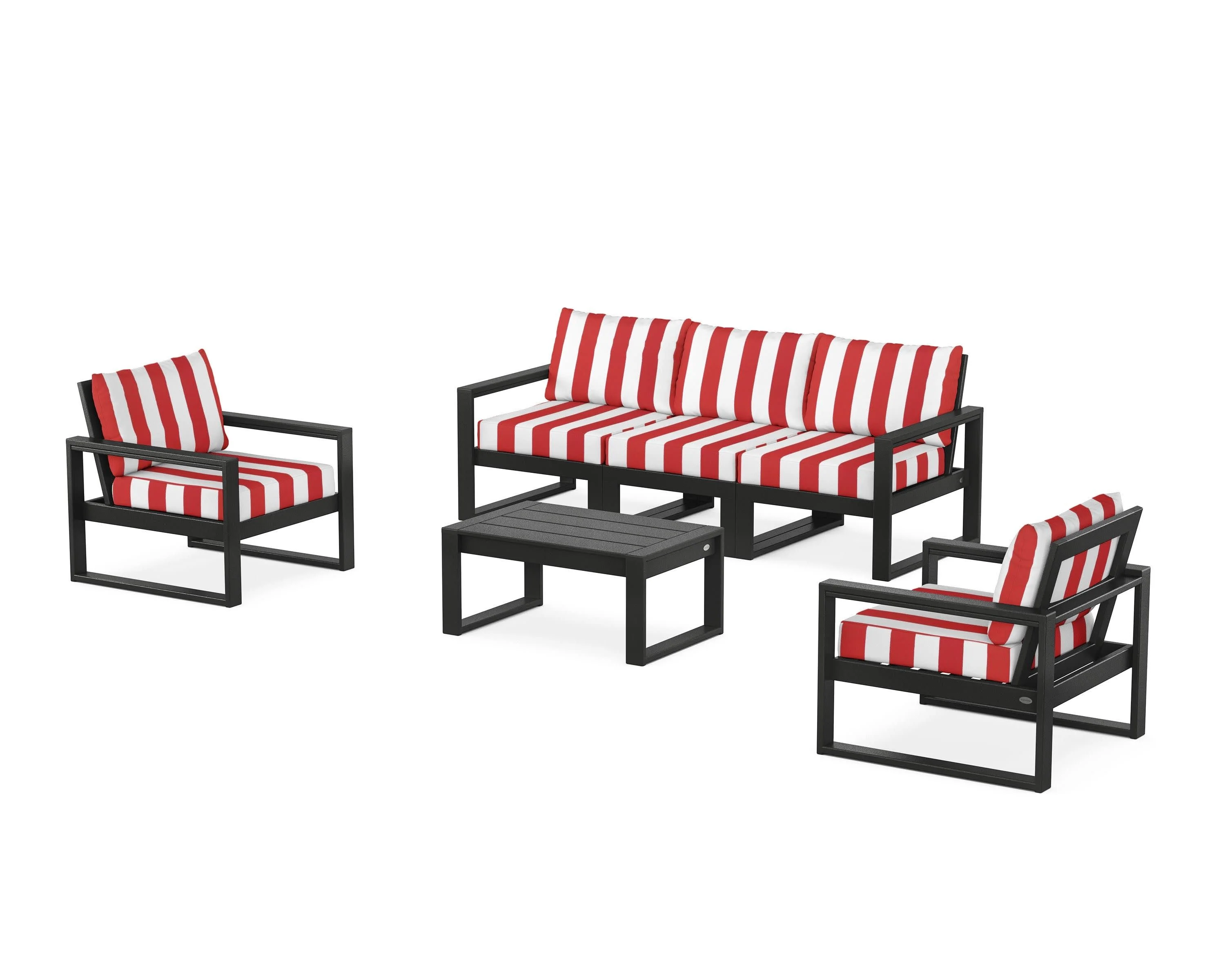 EDGE Sectional 4-Piece Deep Seating Set with Sofa - Image 193