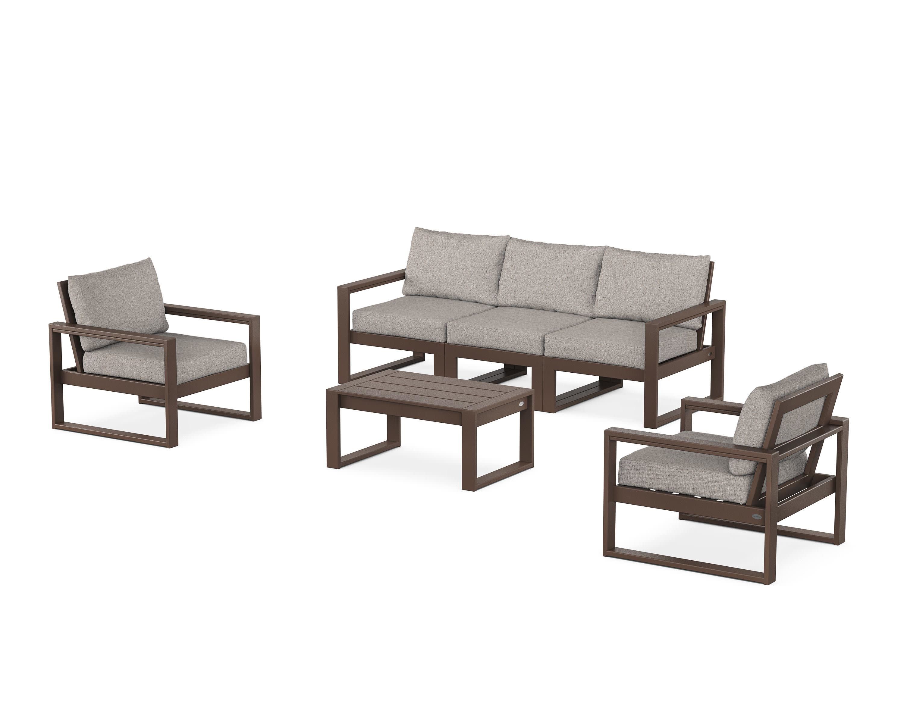EDGE Sectional 4-Piece Deep Seating Set with Sofa - Image 58