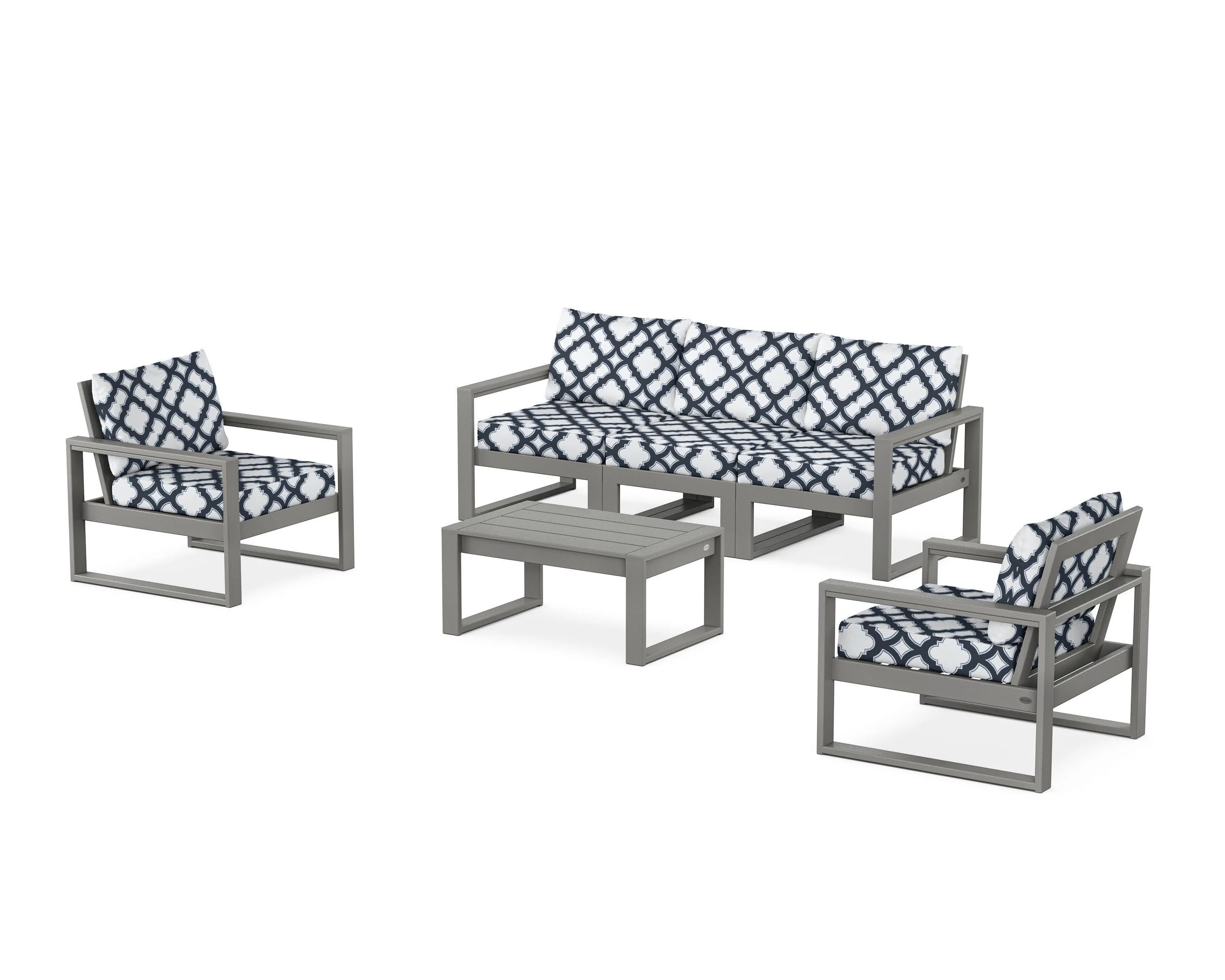 EDGE Sectional 4-Piece Deep Seating Set with Sofa - Image 63