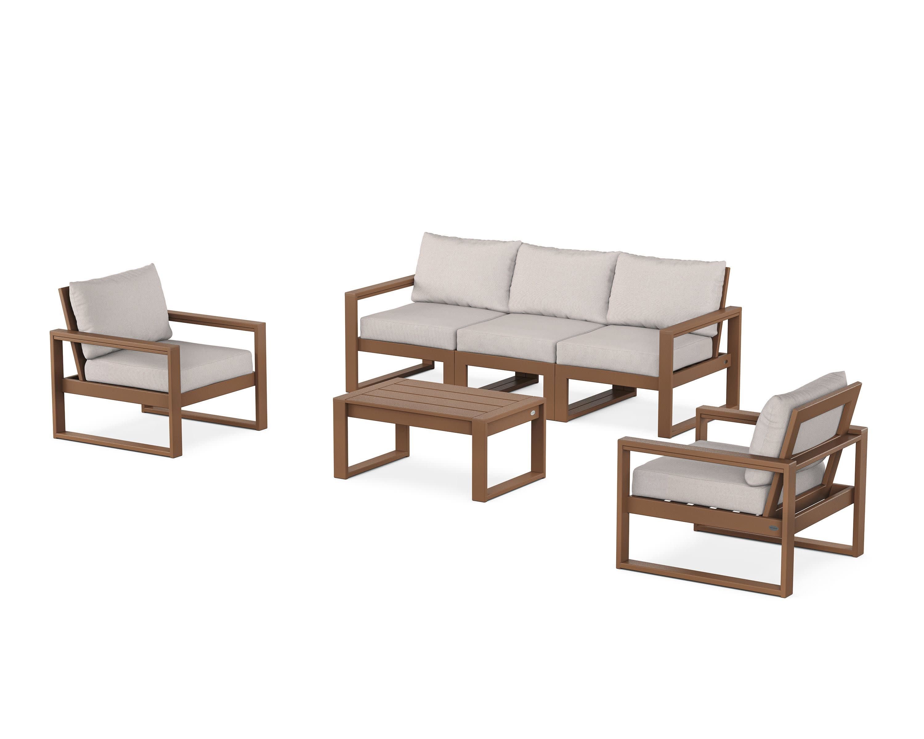 EDGE Sectional 4-Piece Deep Seating Set with Sofa - Image 69