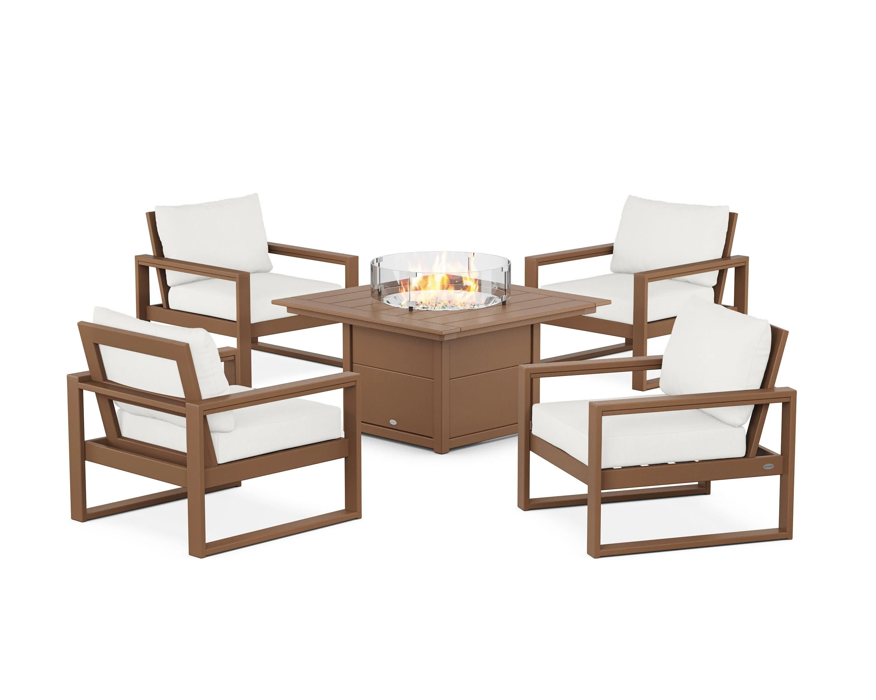 EDGE Sectional 5-Piece Deep Seating Set with Fire Pit Table - Image 60