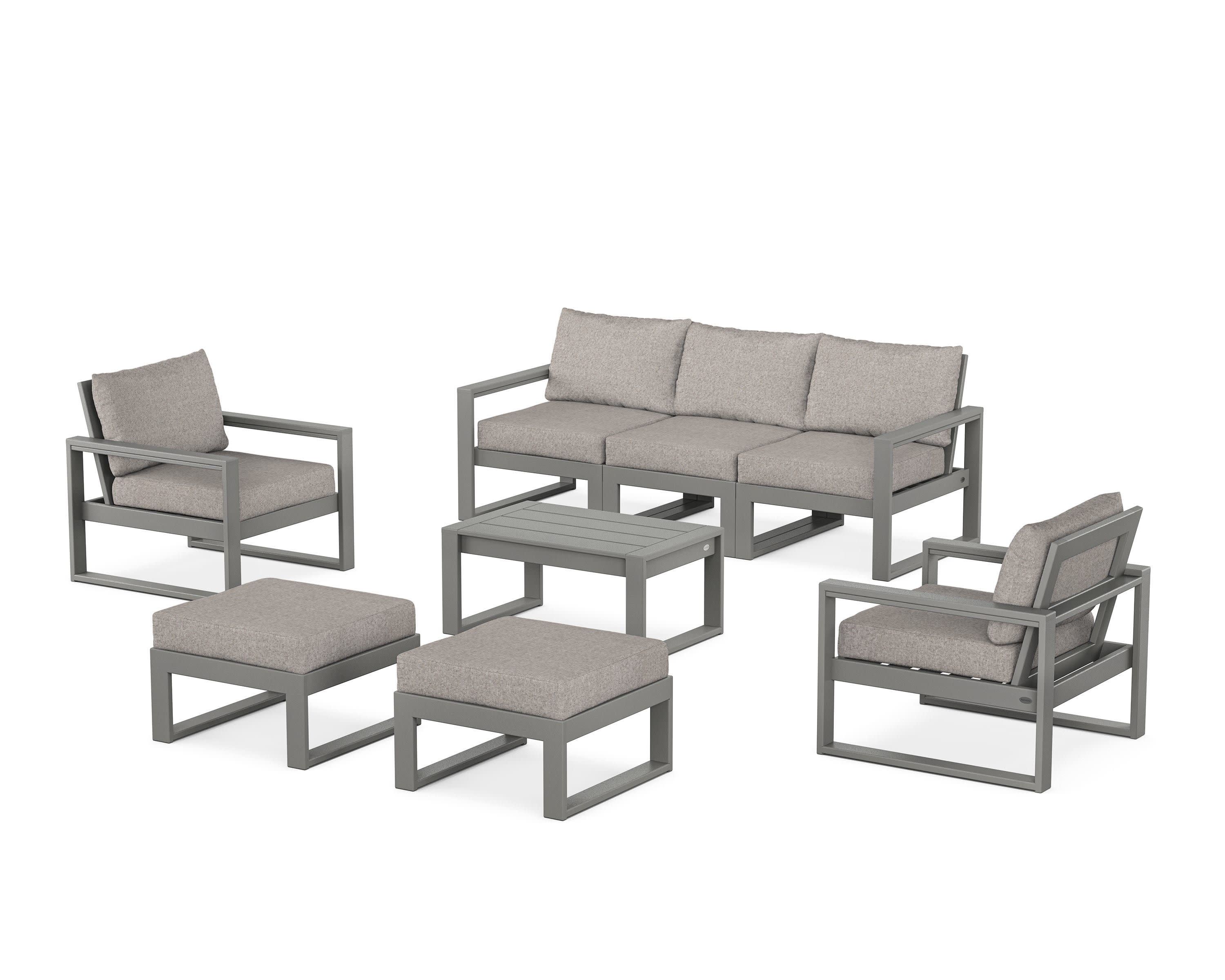 EDGE Sectional 8-Piece Lounge Sofa Set - Image 108