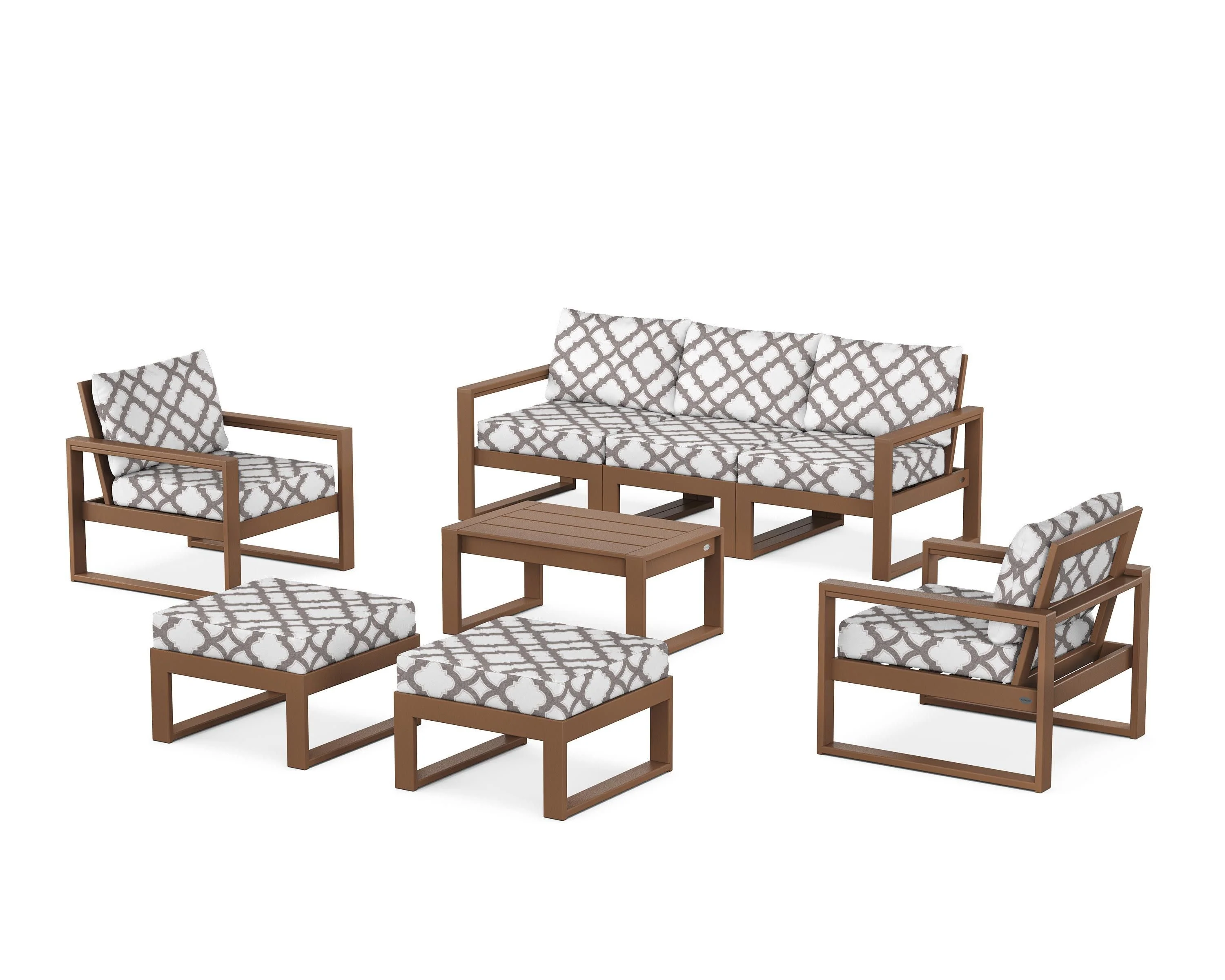 EDGE Sectional 8-Piece Lounge Sofa Set - Image 133