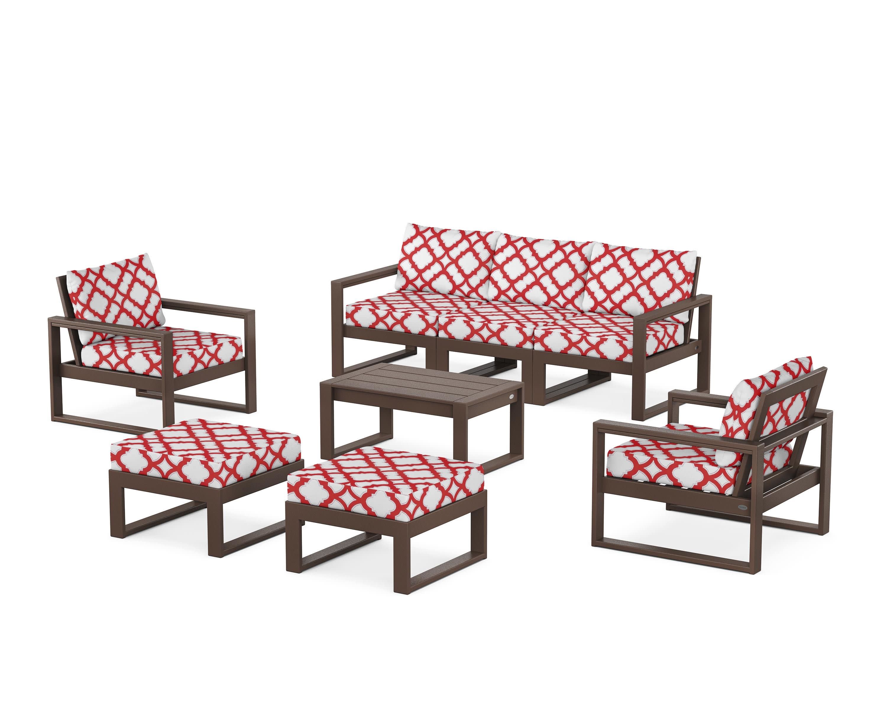 EDGE Sectional 8-Piece Lounge Sofa Set - Image 148