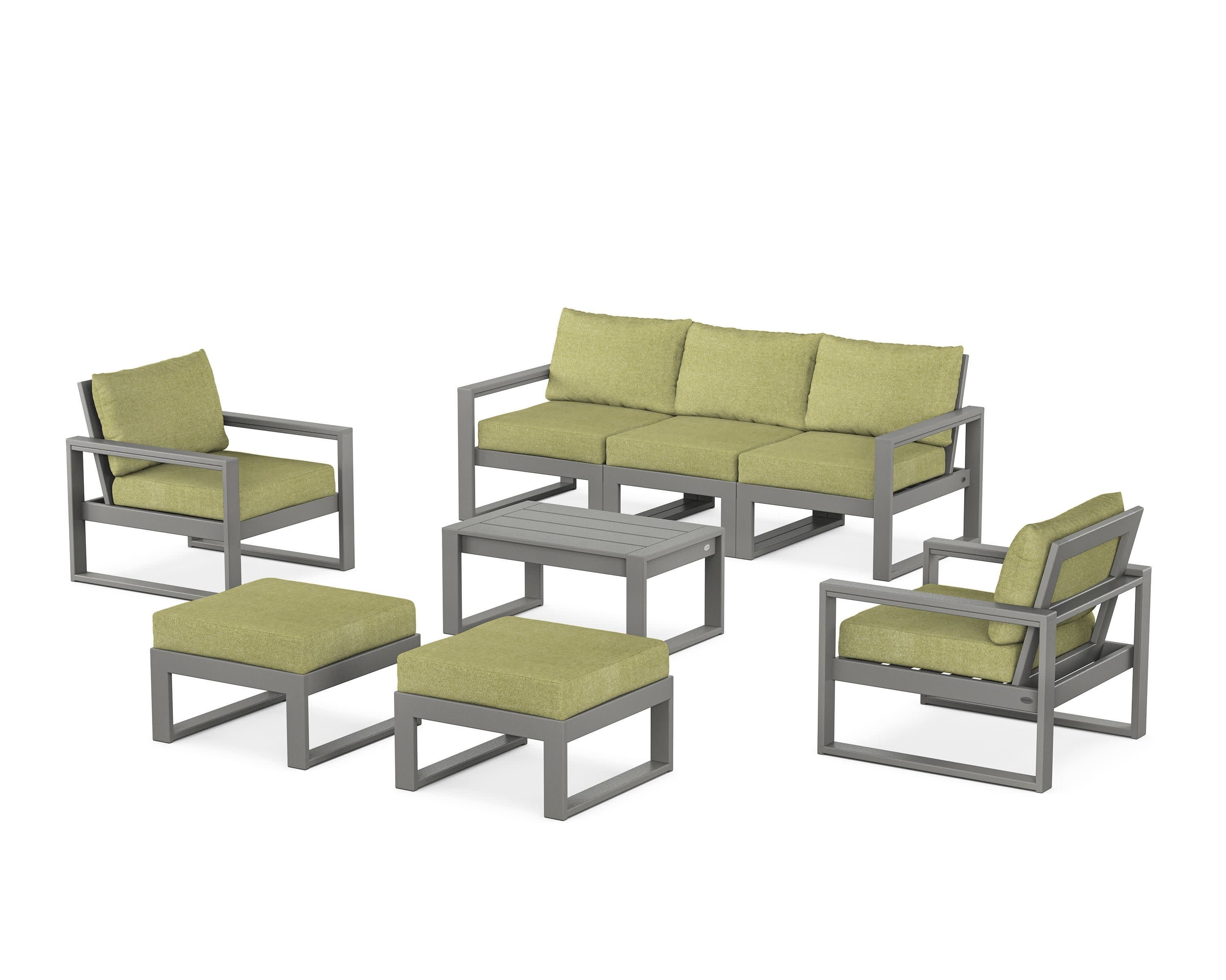 EDGE Sectional 8-Piece Lounge Sofa Set - Image 180