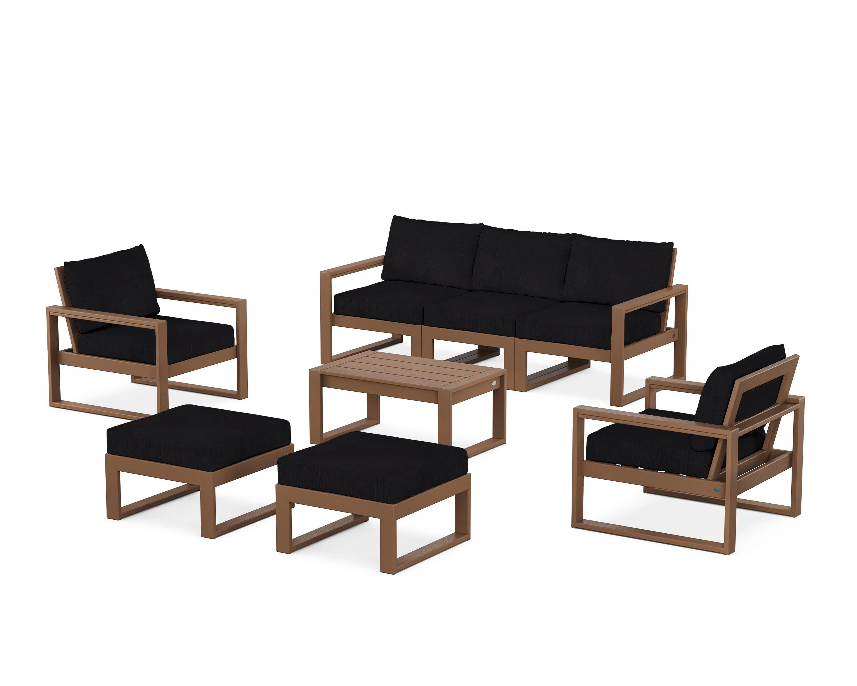 EDGE Sectional 8-Piece Lounge Sofa Set - Image 42