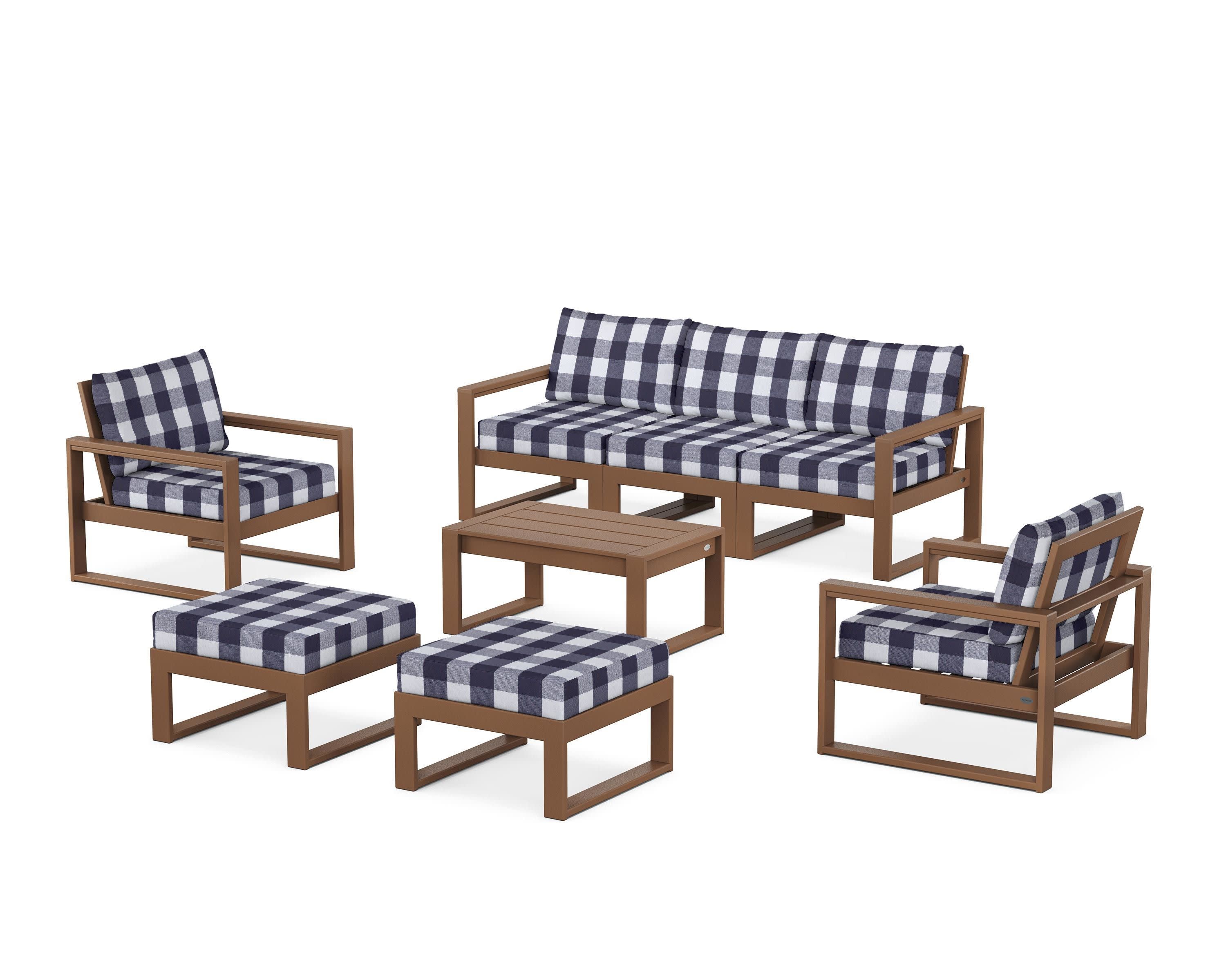 EDGE Sectional 8-Piece Lounge Sofa Set - Image 54