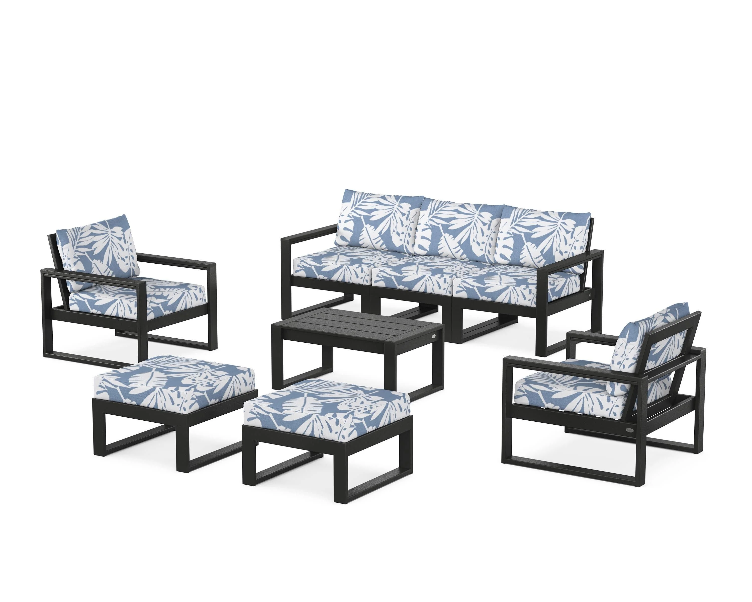 EDGE Sectional 8-Piece Lounge Sofa Set - Image 67