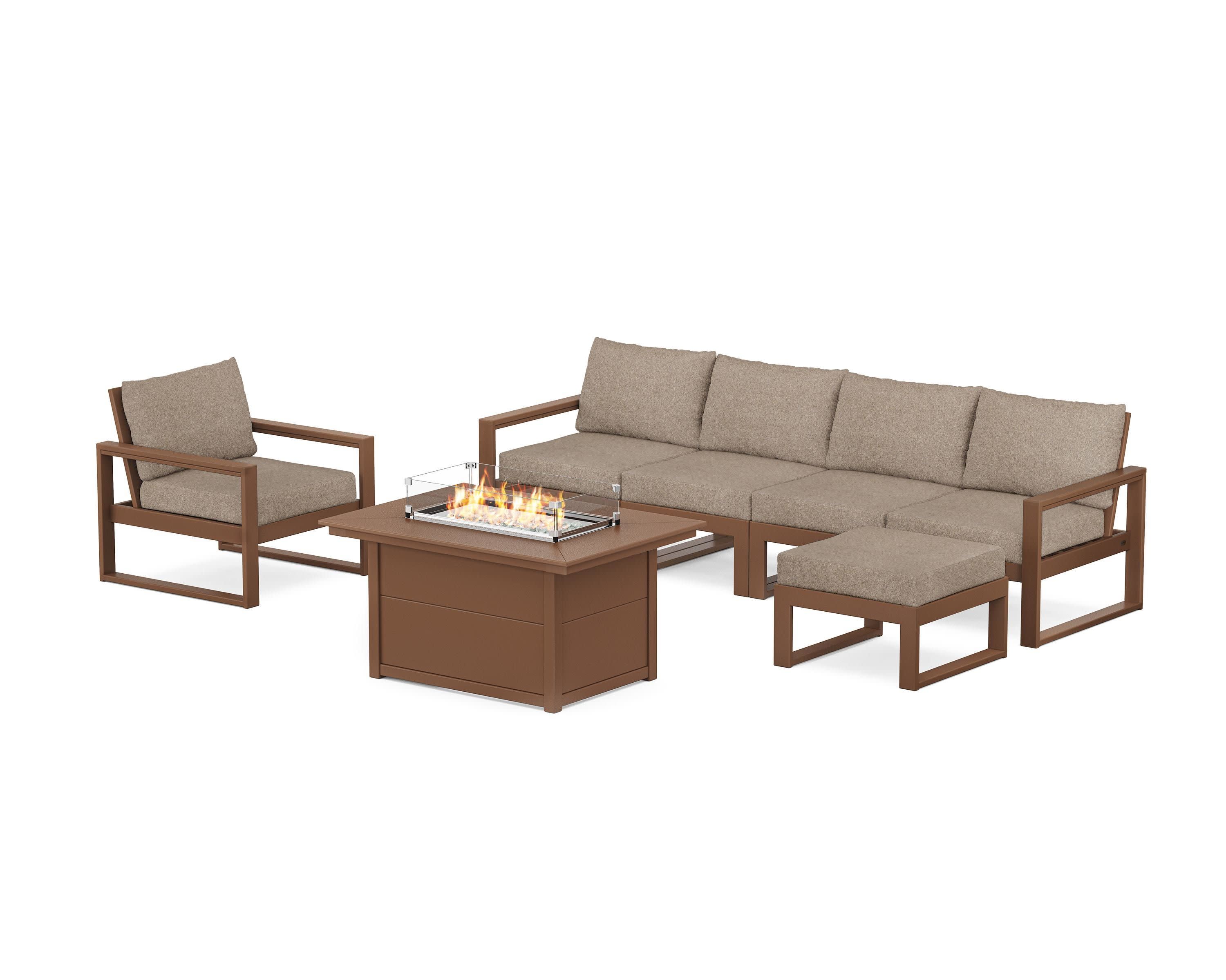 EDGE Sectional Lounge and Fire Pit Set - Image 109