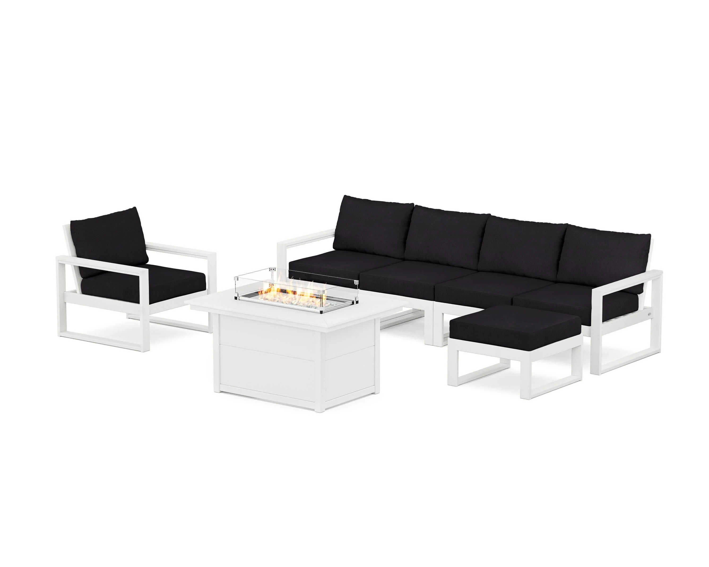 EDGE Sectional Lounge and Fire Pit Set - Image 131