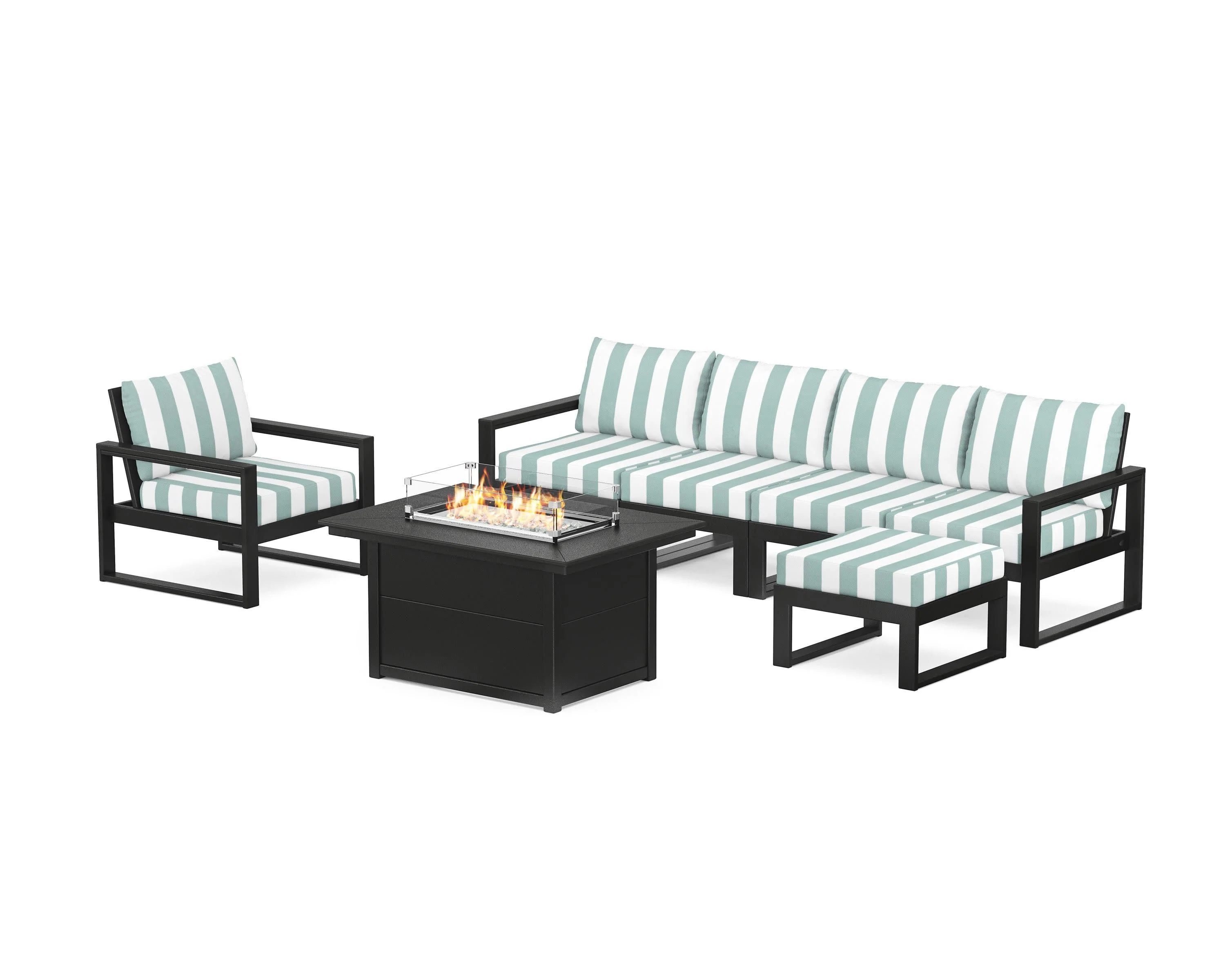 EDGE Sectional Lounge and Fire Pit Set - Image 138